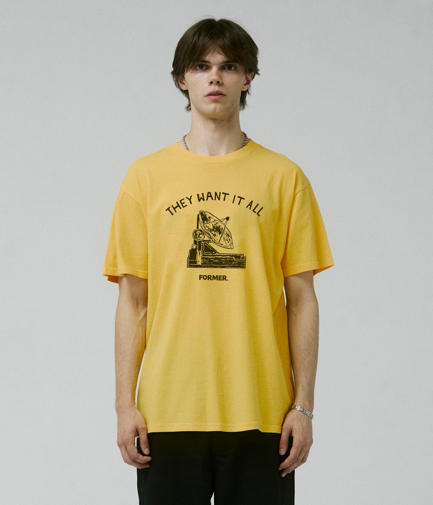 SATELITE T-SHIRT // SAFFRON