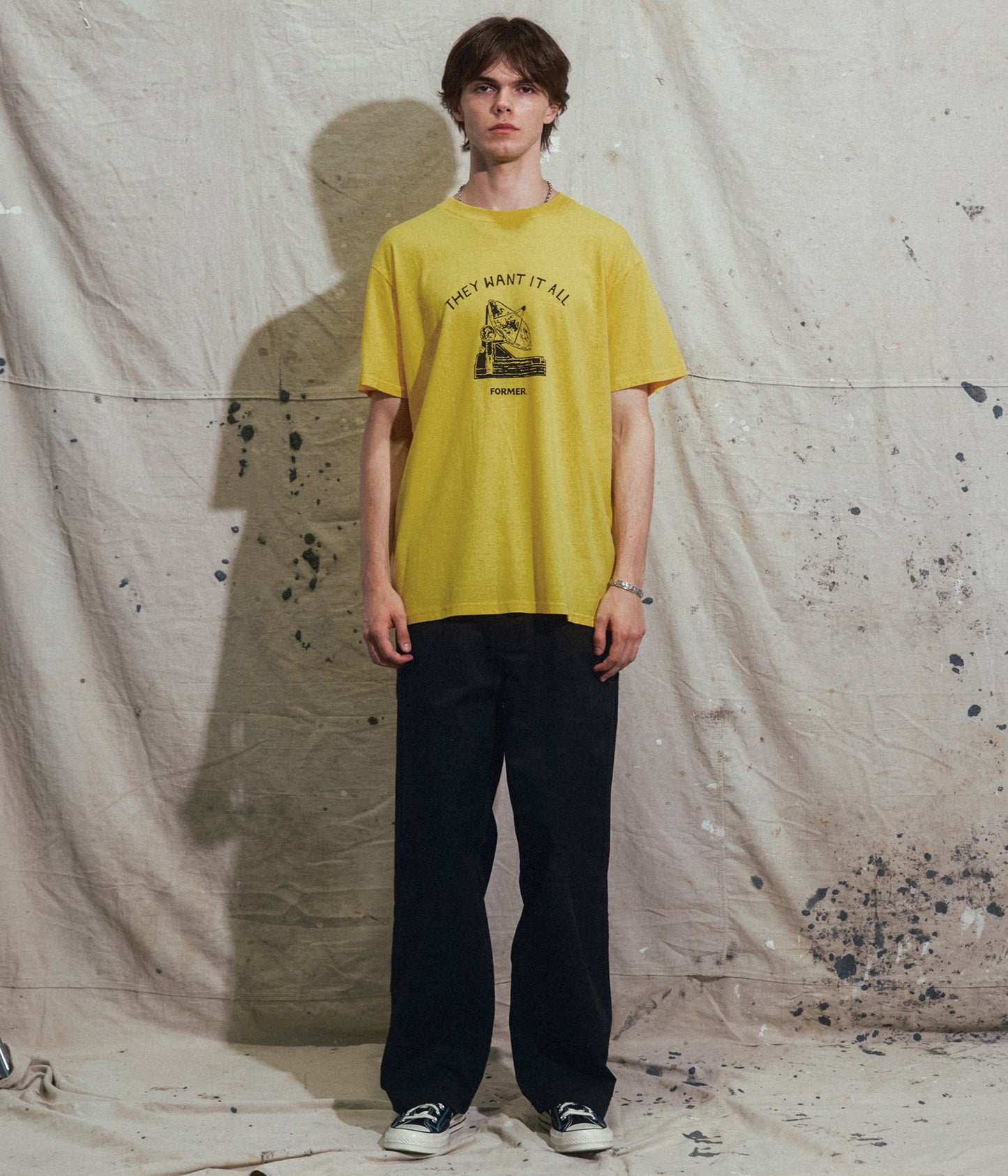 SATELITE T-SHIRT // SAFFRON