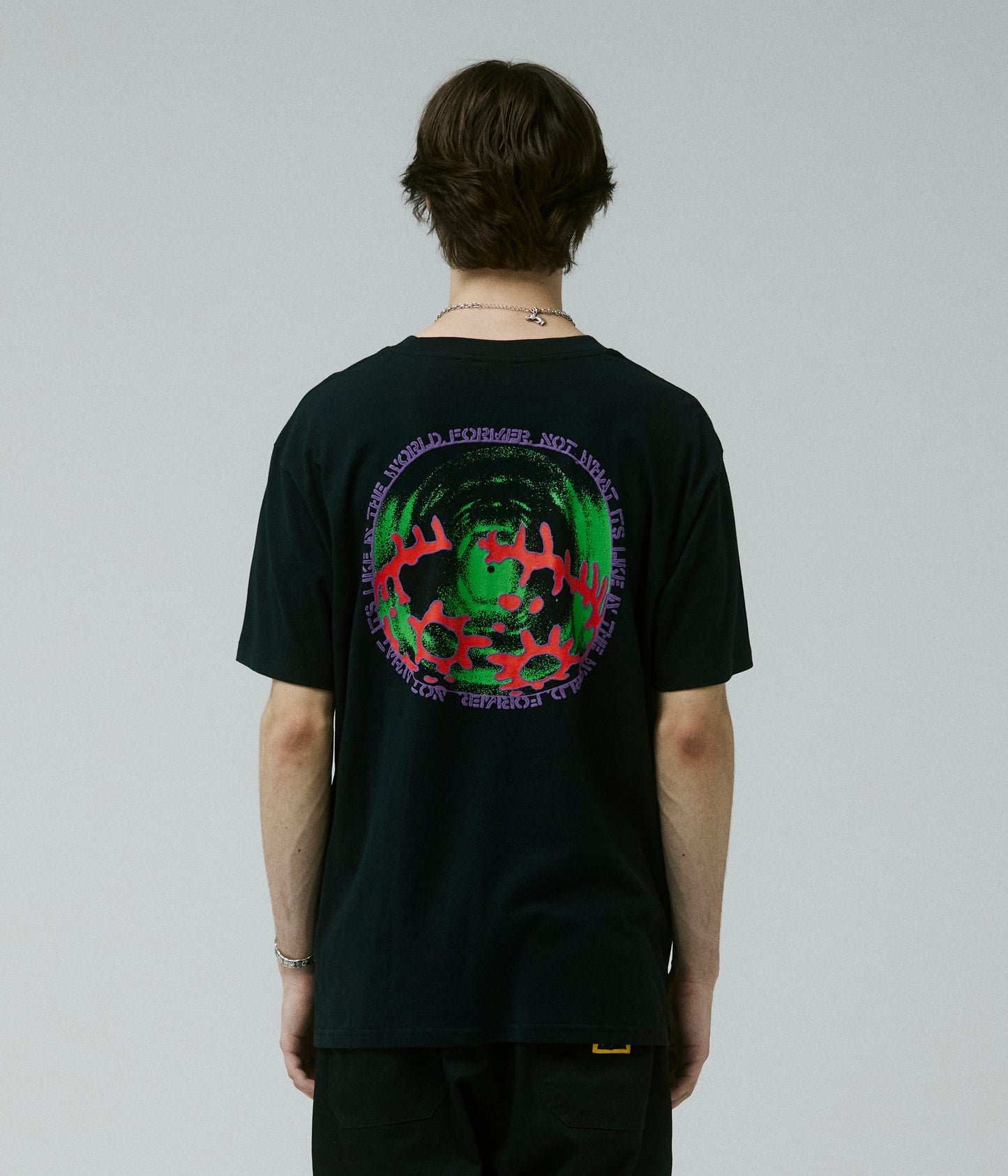GLOBAL MIND T-SHIRT // BLACK