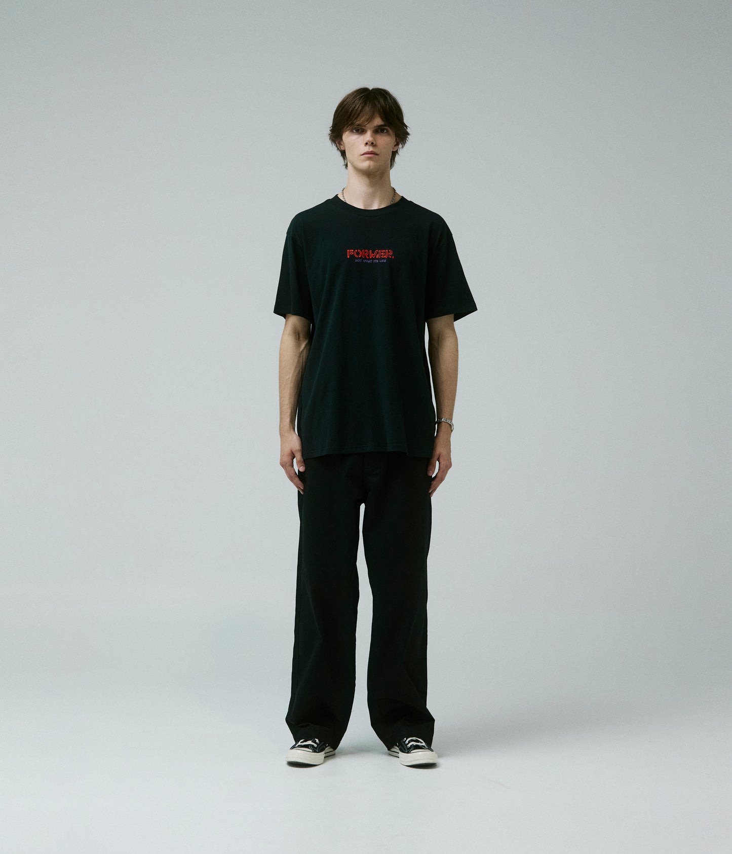 GLOBAL MIND T-SHIRT // BLACK