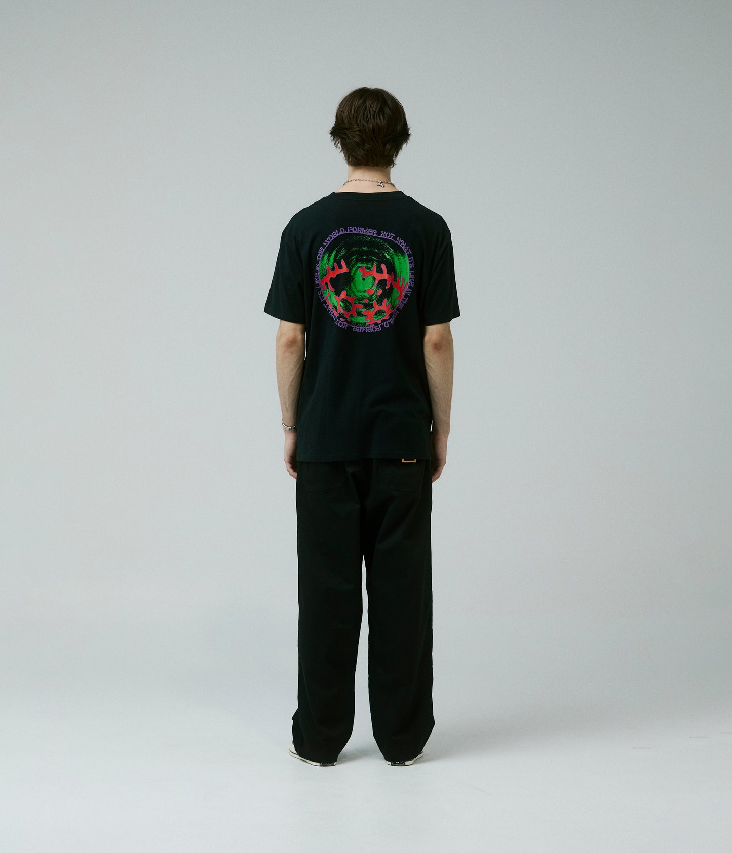 GLOBAL MIND T-SHIRT // BLACK