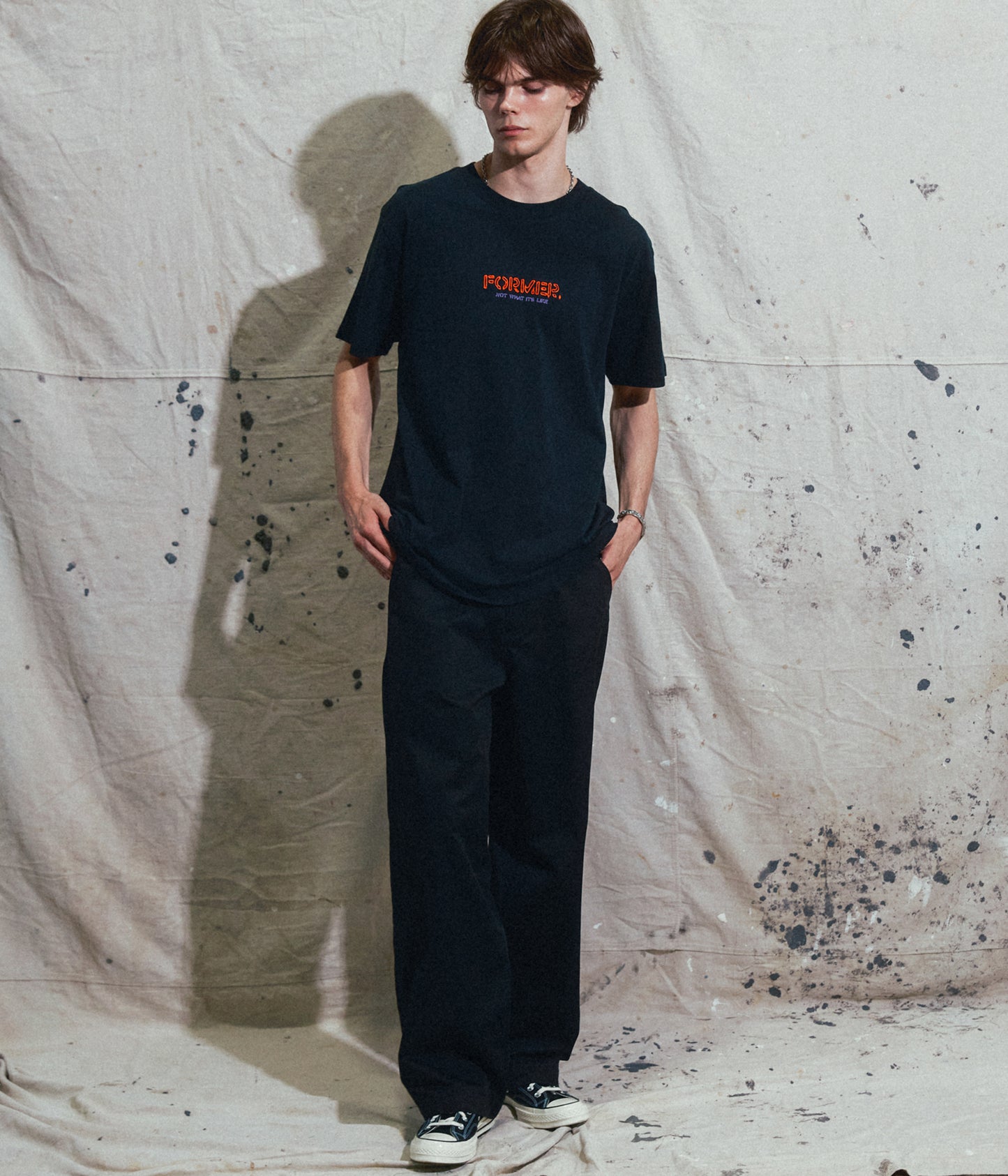 GLOBAL MIND T-SHIRT // BLACK