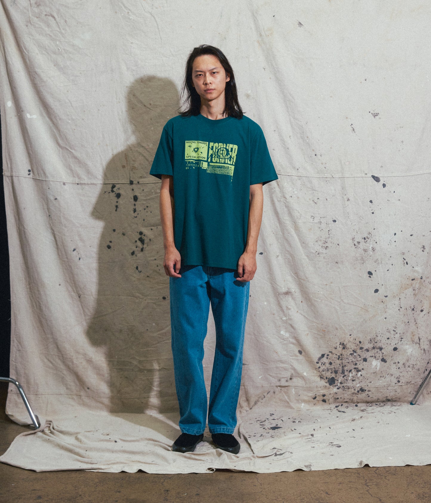 FLUSTER T-SHIRT // PETROL