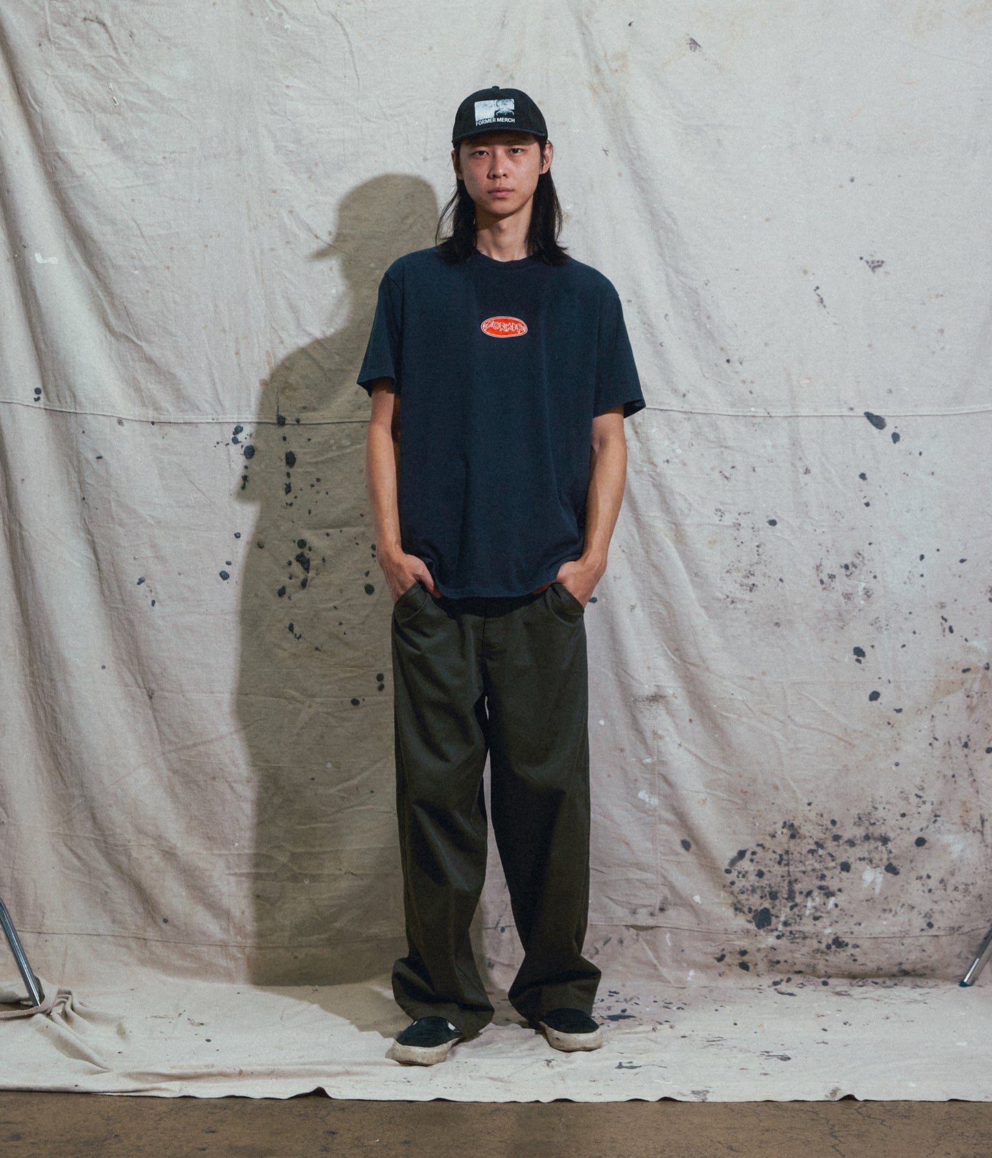 FLATLINE T-SHIRT // WASHED BLACK