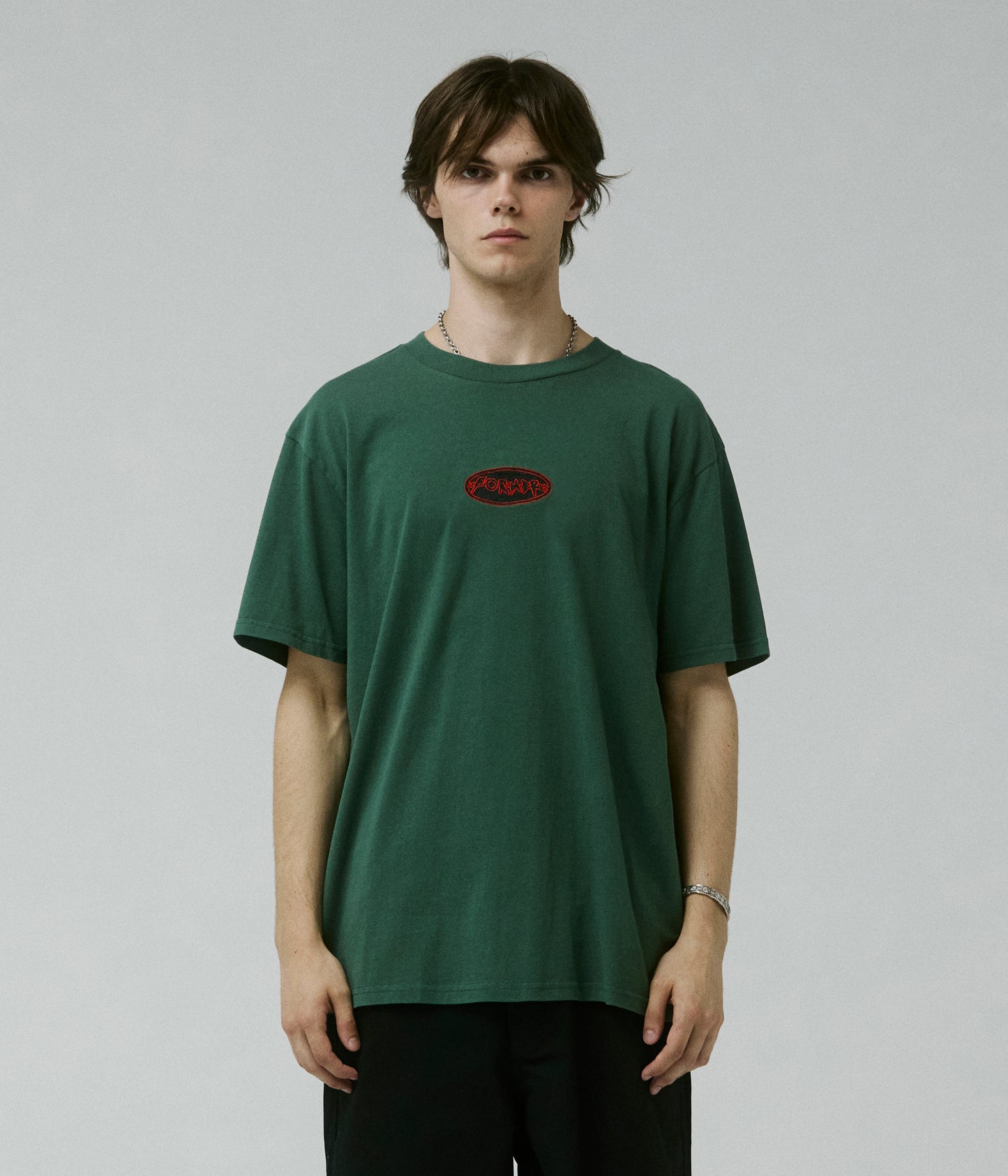FLATLINE T-SHIRT // WASHED GREEN