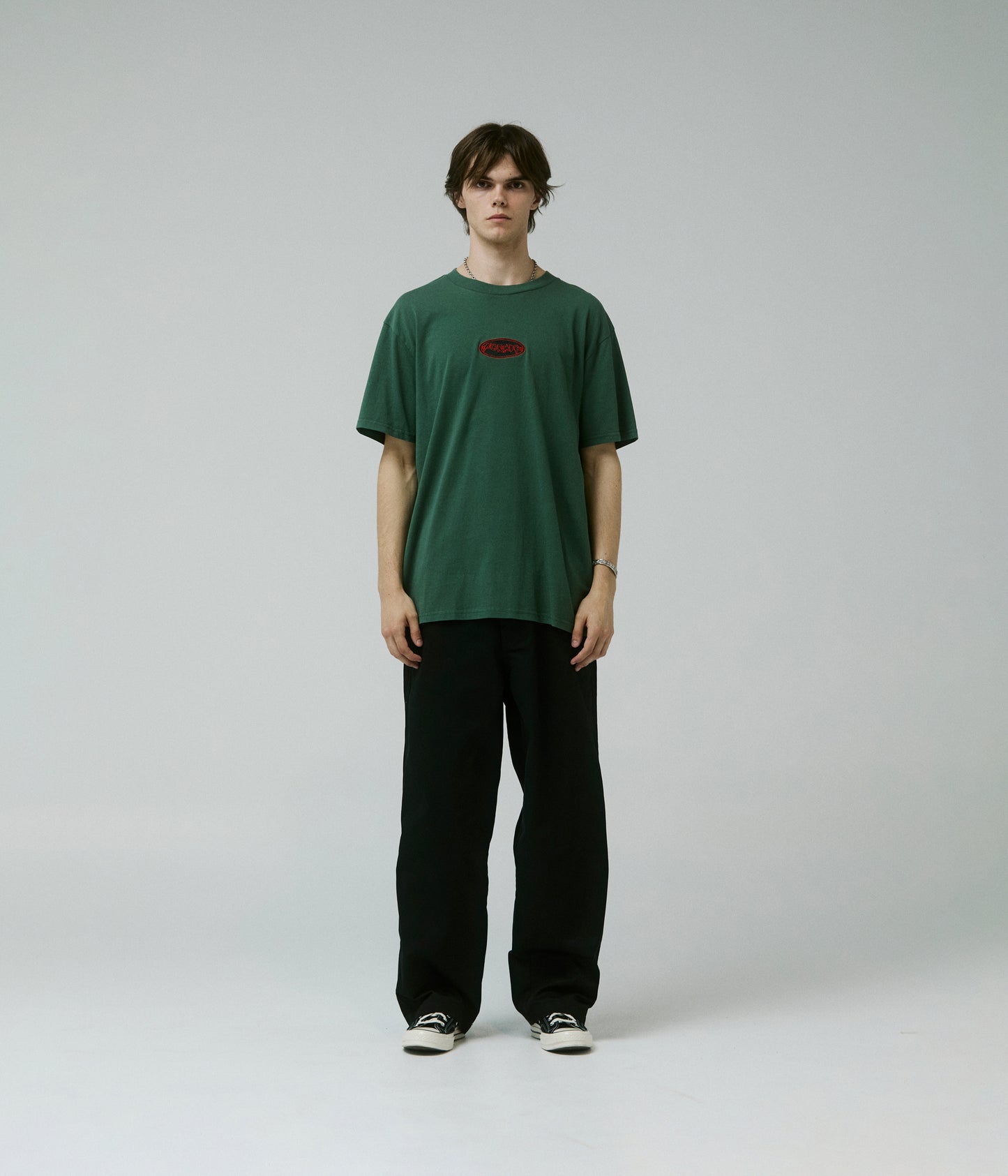 FLATLINE T-SHIRT // WASHED GREEN