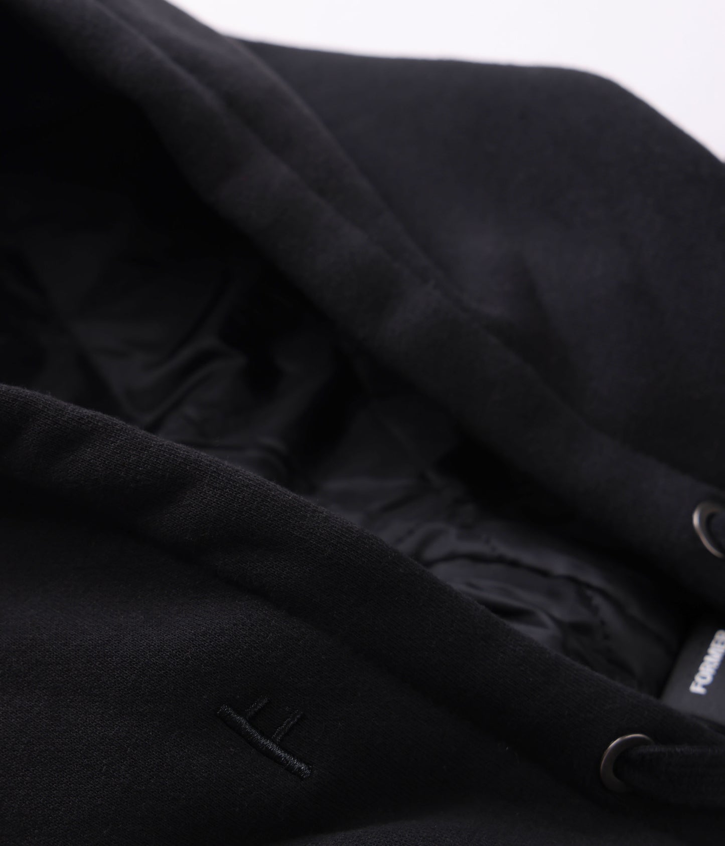 CRUX ZIP-THRU LINED HOOD // BLACK