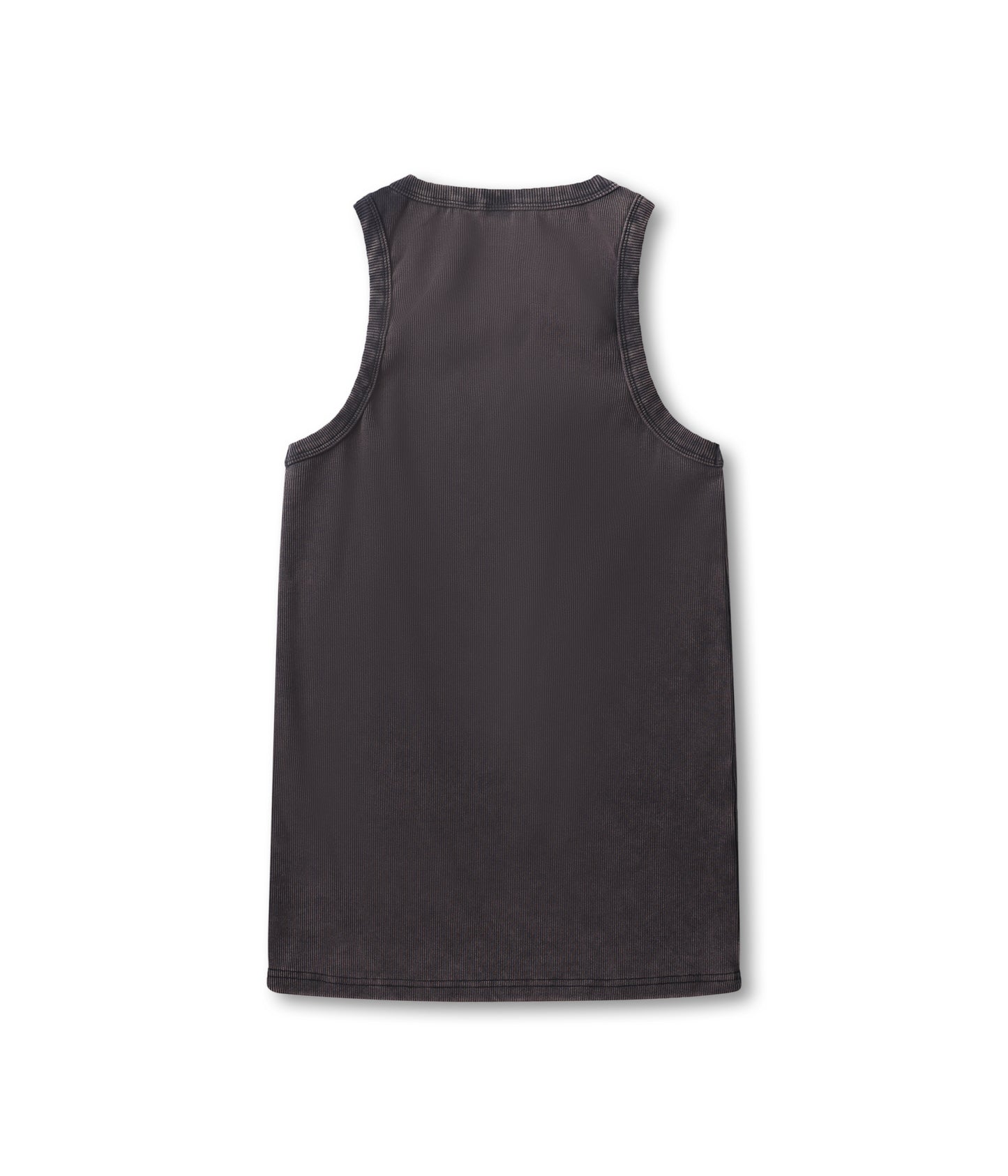 ACID RIB SINGLET // WASHED BLACK