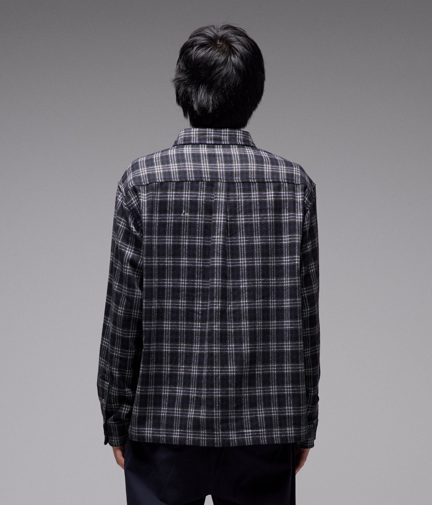 VIVIAN FLANNEL LS SHIRT // BLACK