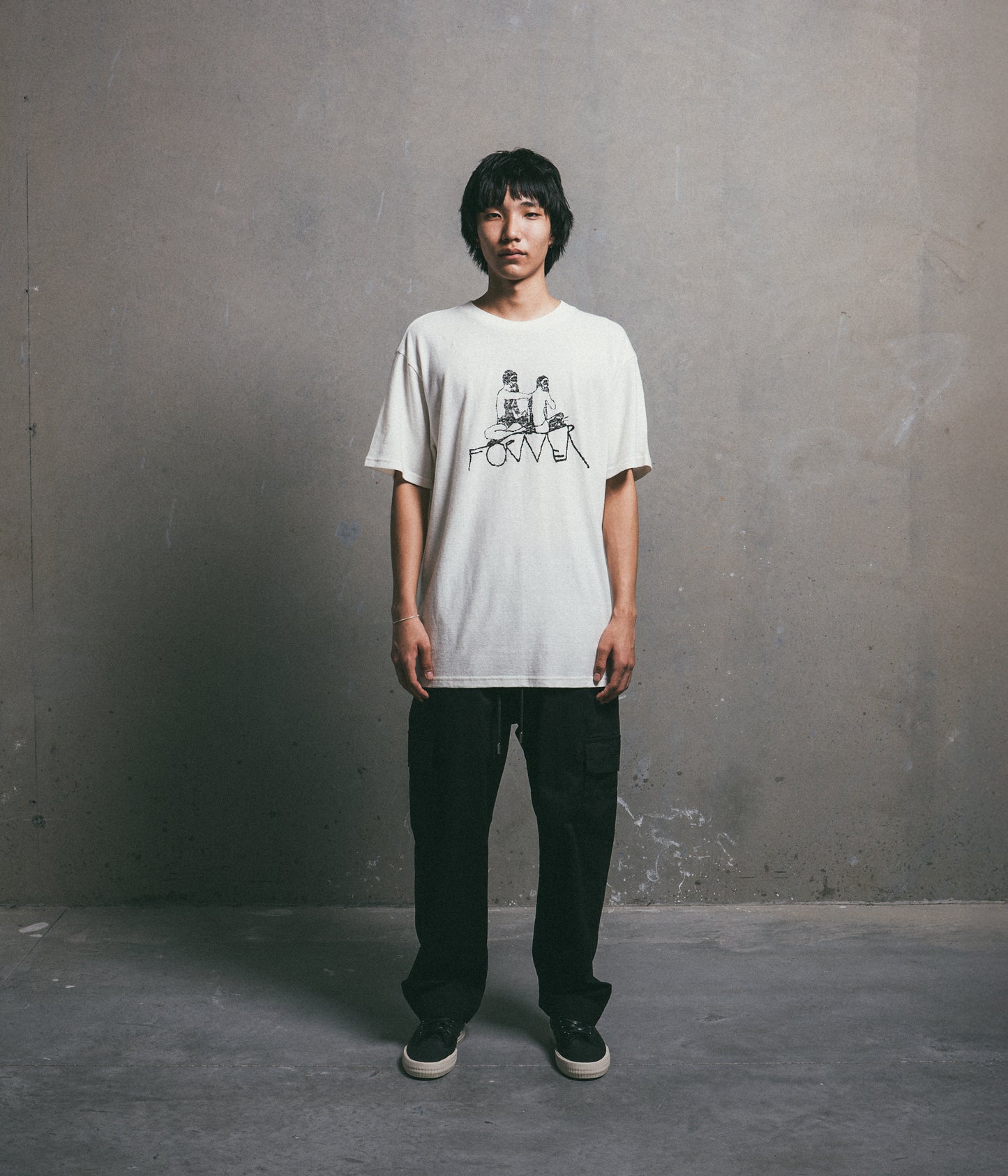 COMBUSTIBLE T-SHIRT // OYSTER