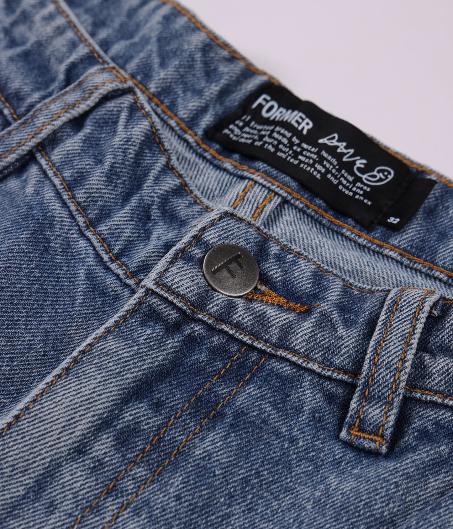 REYNOLDS DENIM PANT // MID BLUE