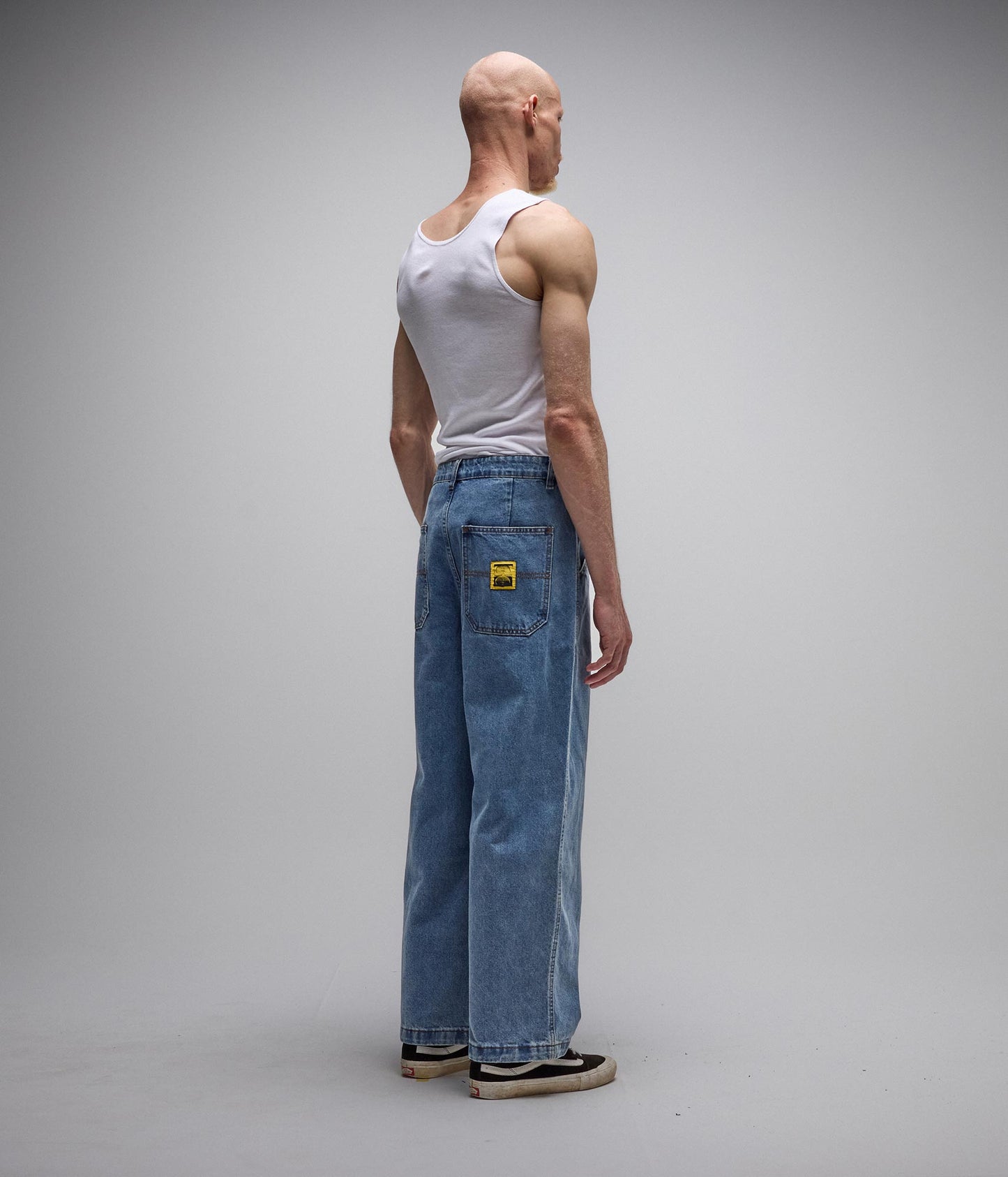 REYNOLDS DENIM PANT // MID BLUE