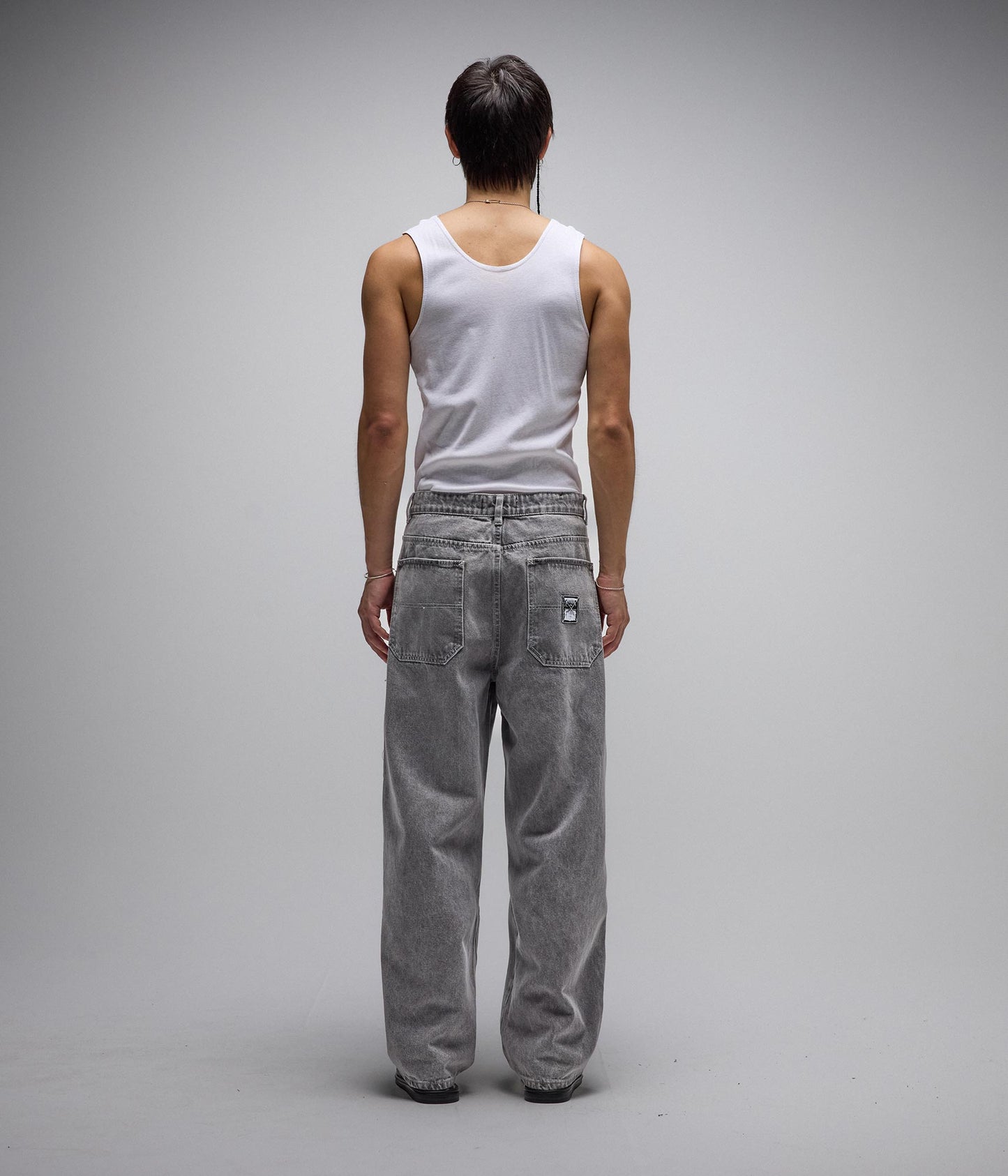 DISTEND DENIM PANT // SACRIFICE WASHED GREY