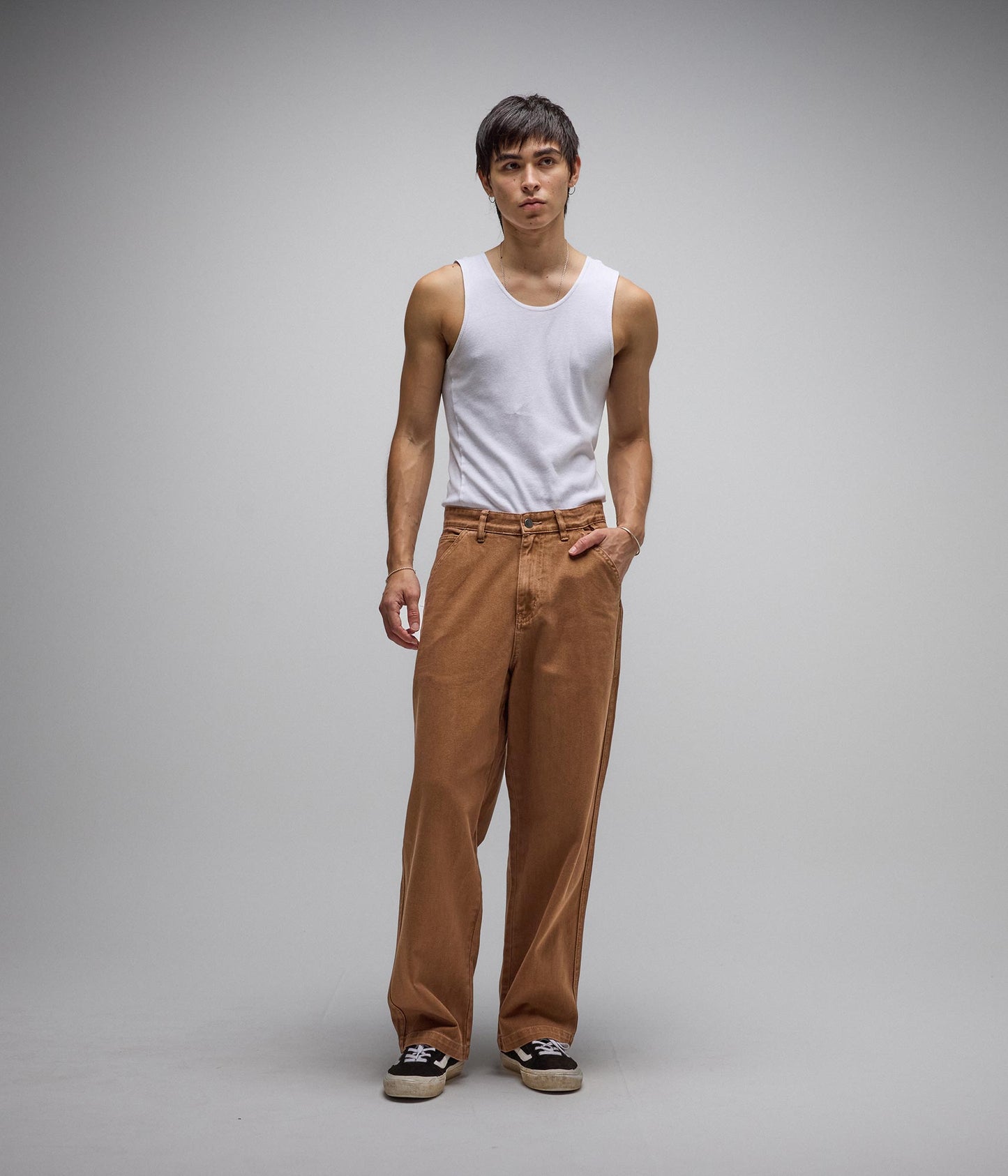 REYNOLDS DENIM PANT // WASHED BROWN