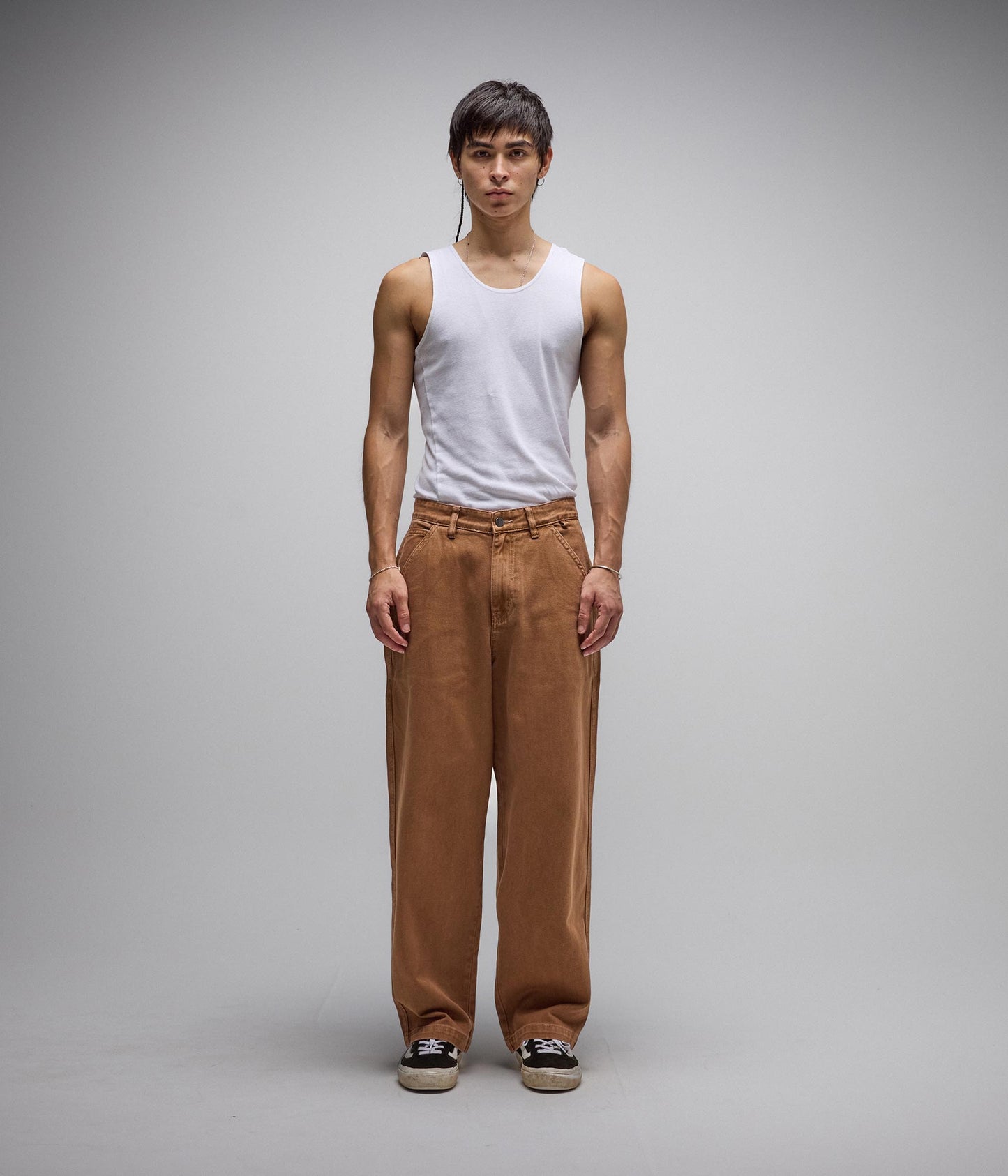 REYNOLDS DENIM PANT // WASHED BROWN
