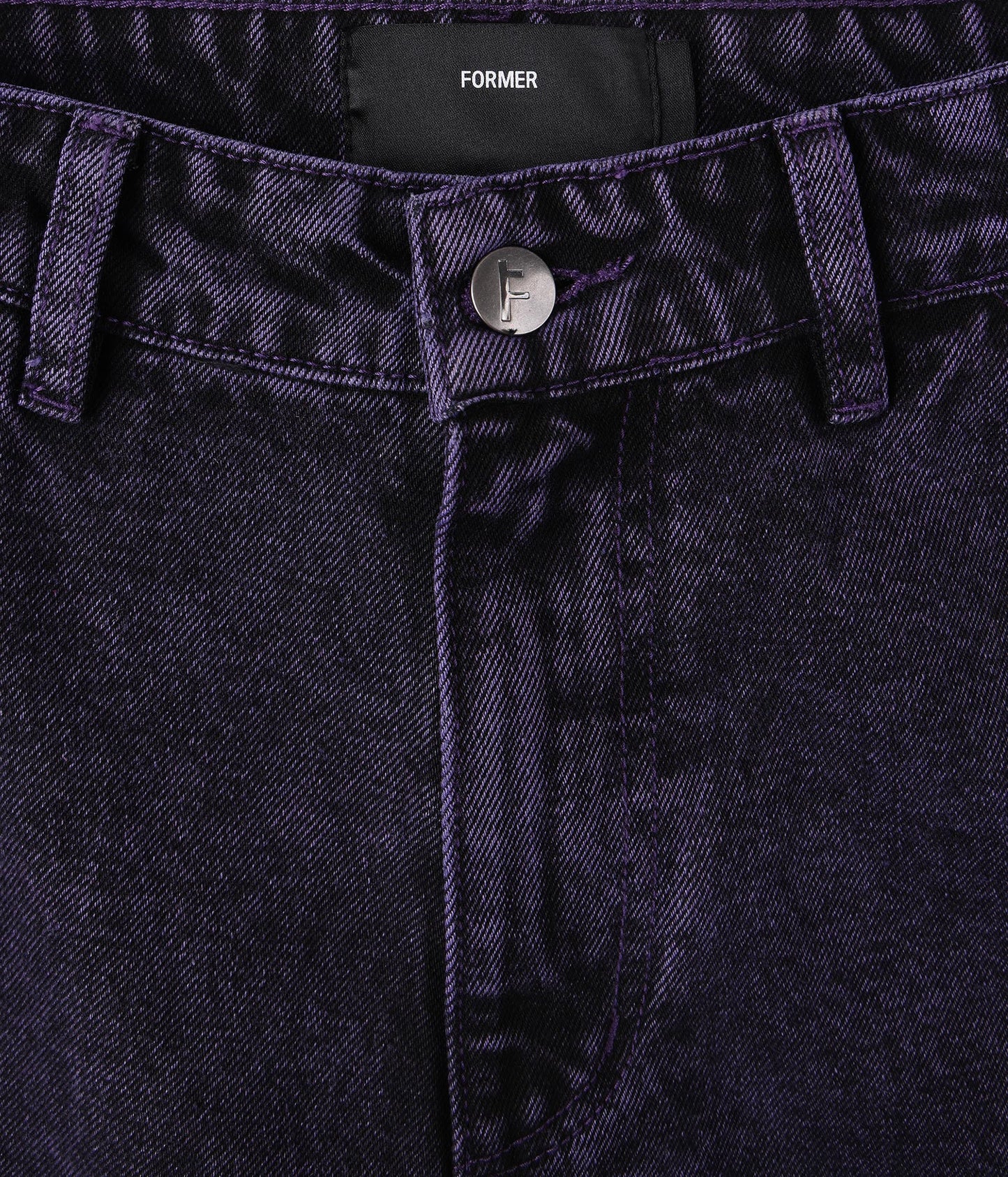 FORMER Distend Denim Pant in Washed Purple - FORMER x RAGE Collection