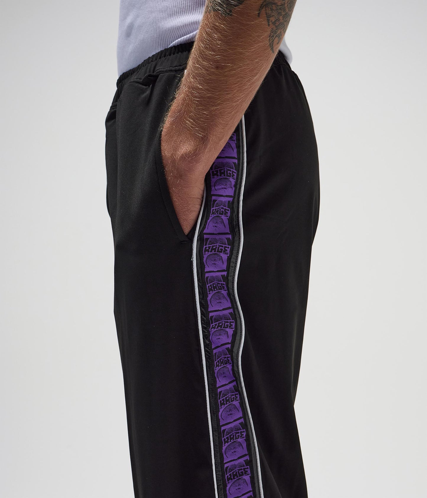 FORMER Gera Track Pant in Black - FORMER x RAGE Collection