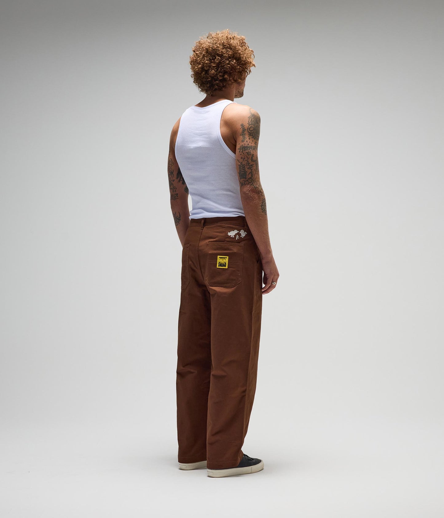 FORMER DXD Reynolds Work Pant in BROWN - Destroyed By Dane Collection