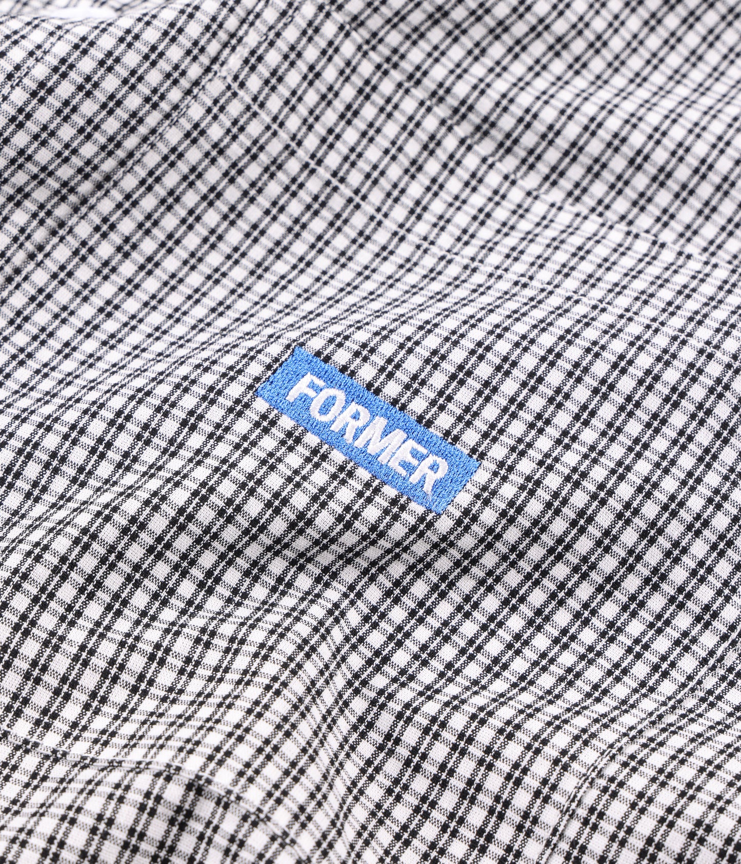 VL CHECK SS SHIRT // BONE