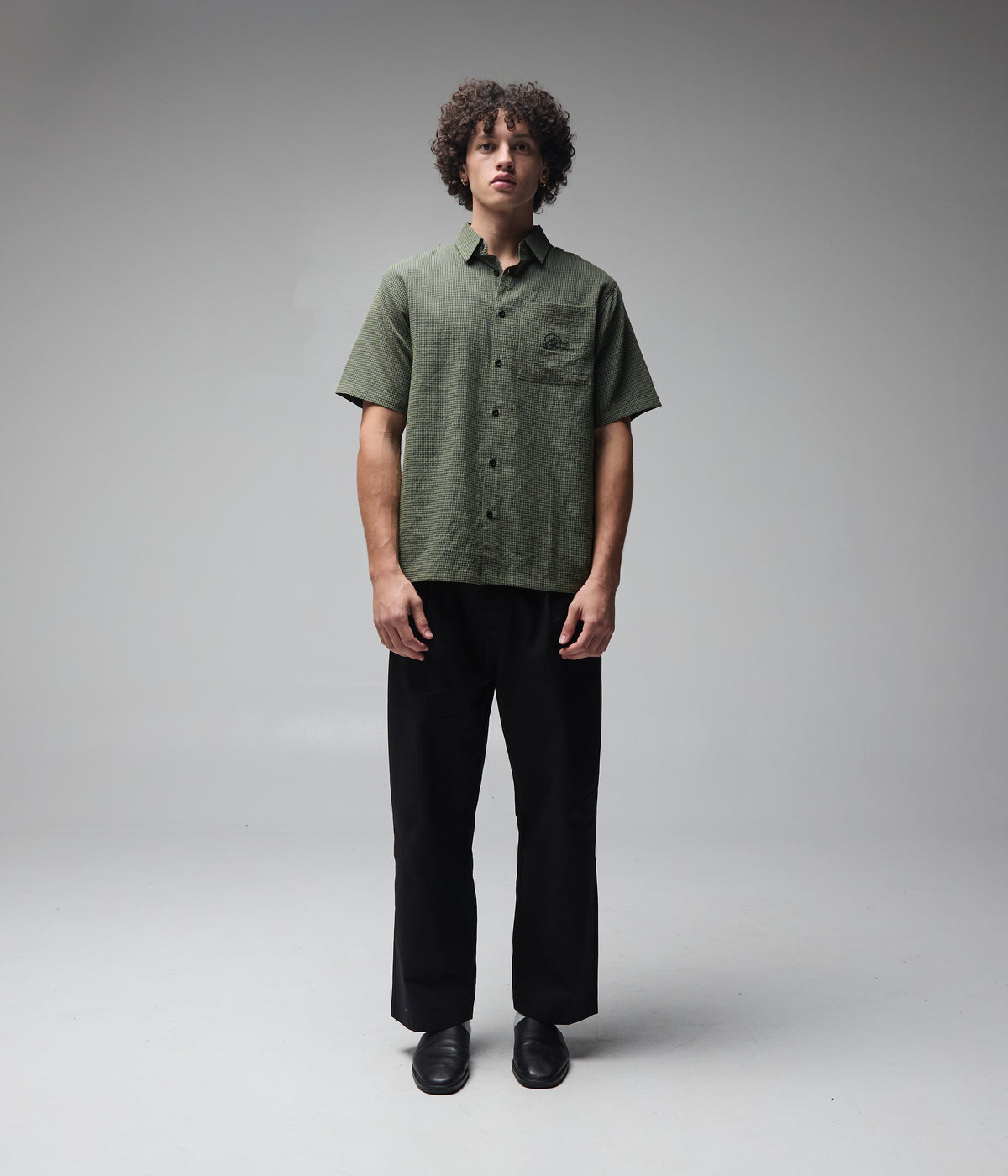 FORMER / VIVIAN CHECK SS SHIRT // SURPLUS