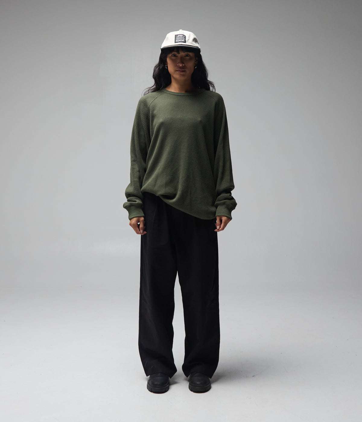 AG RAGLAN WAFFLE // SURPLUS