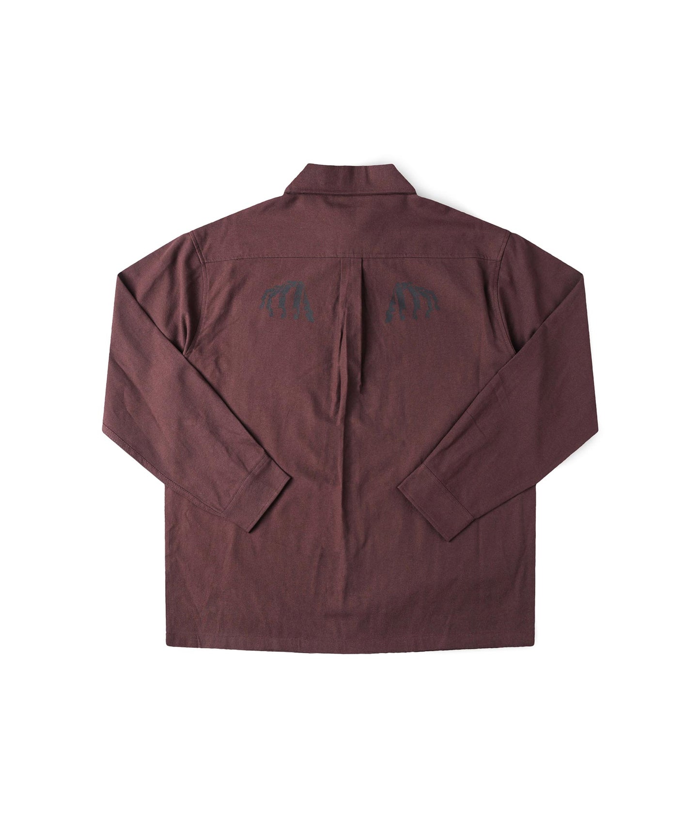 FORMER Vivian Engineered LS Shirt in BARK - Pending Approval Collection