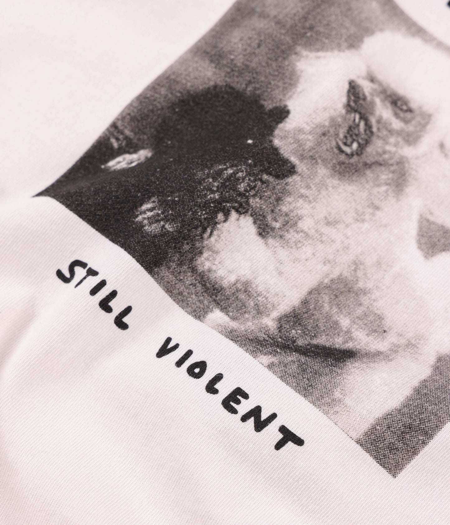 WAR POODLE T-SHIRT // BONE