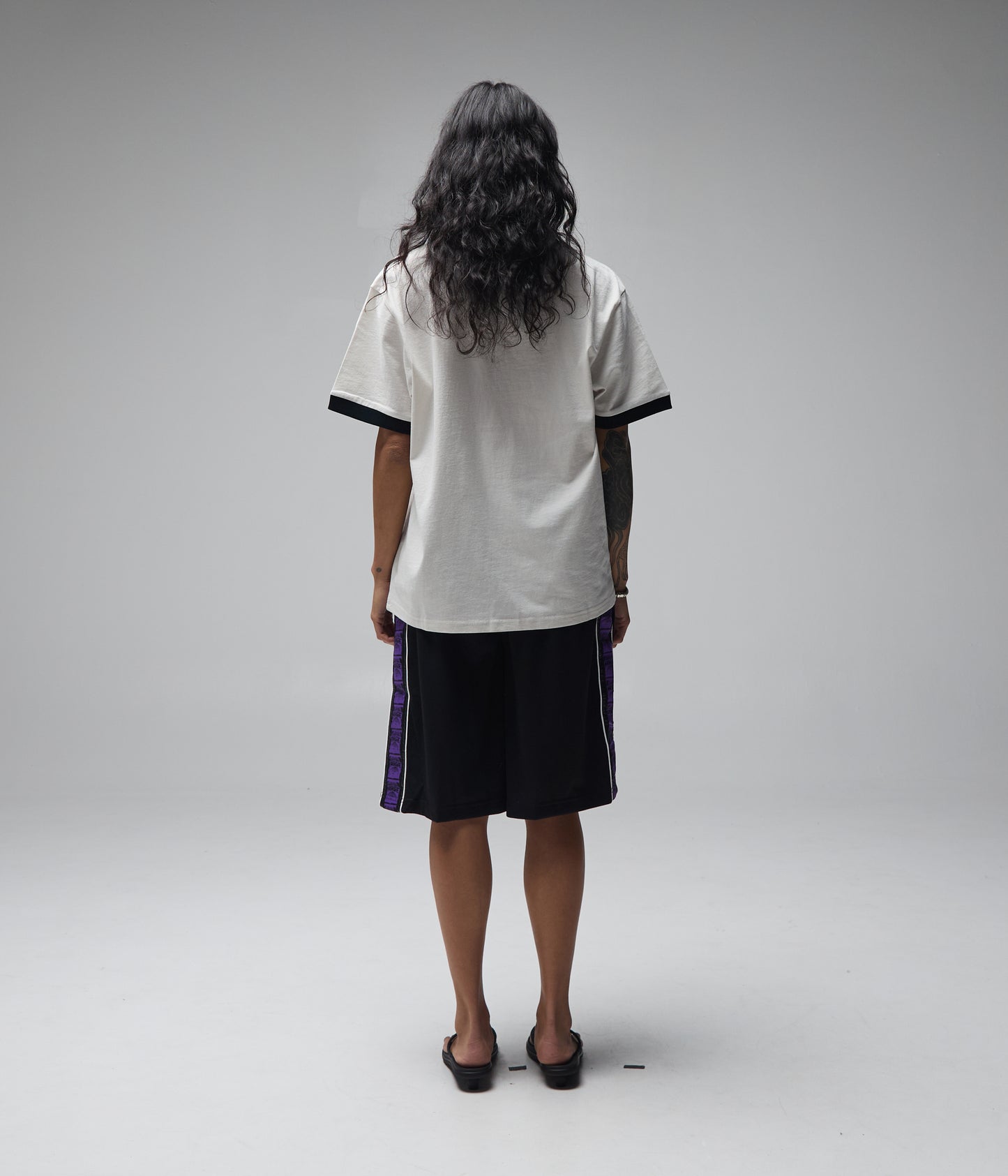 FORMER Tin Ringer Shrunken T-shirt in Bone - FORMER x RAGE Collection