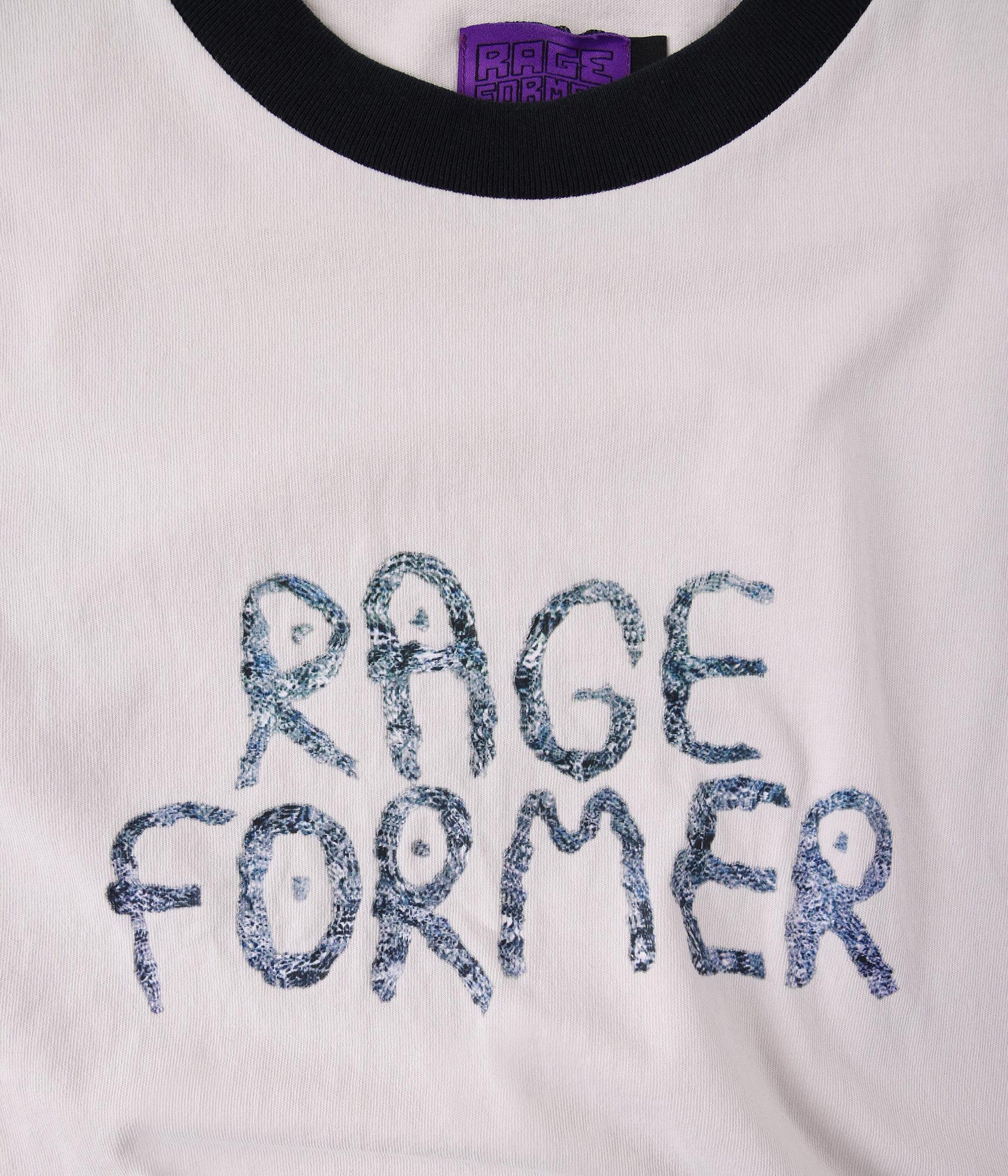 FORMER Tin Ringer Shrunken T-shirt in Bone - FORMER x RAGE Collection