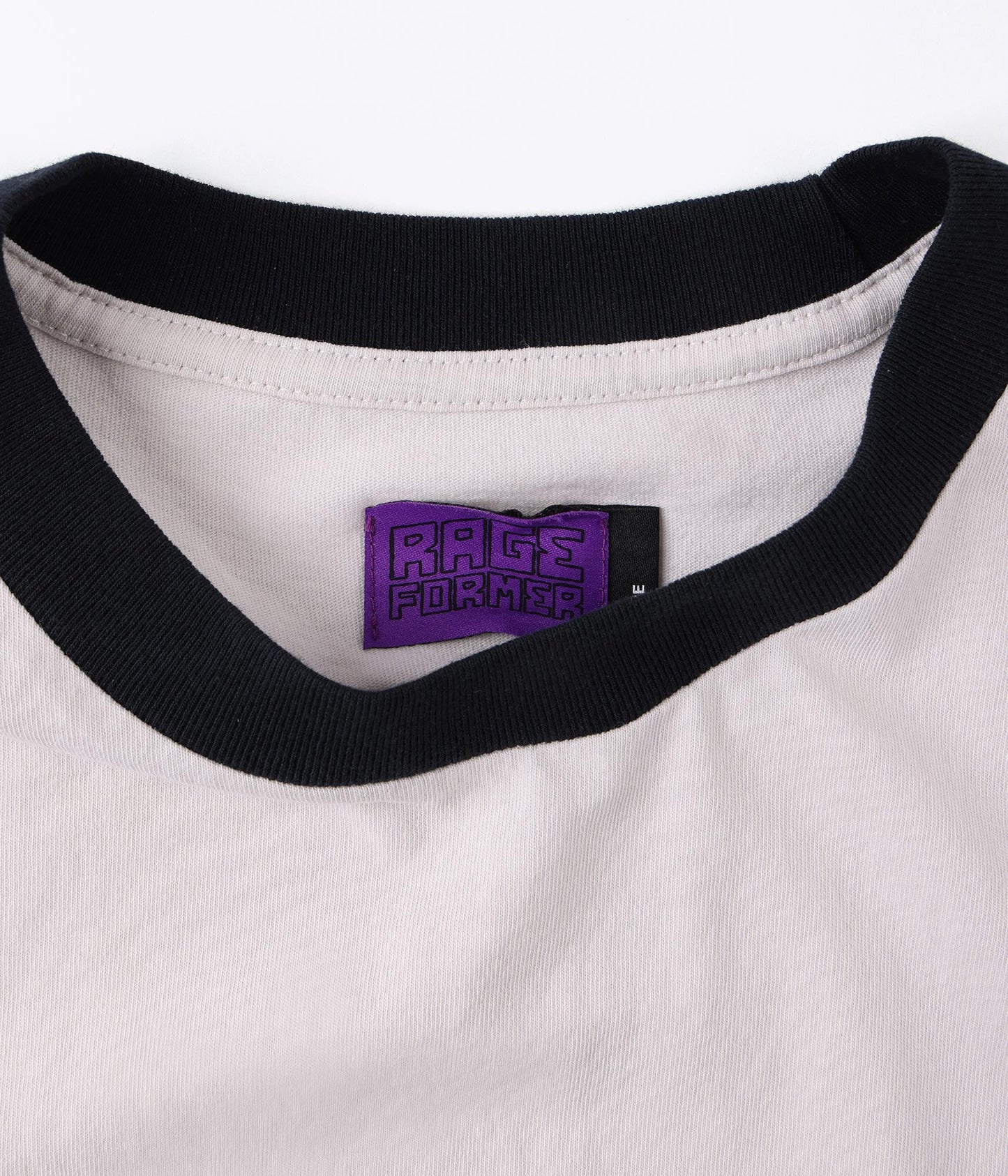 FORMER Tin Ringer Shrunken T-shirt in Bone - FORMER x RAGE Collection