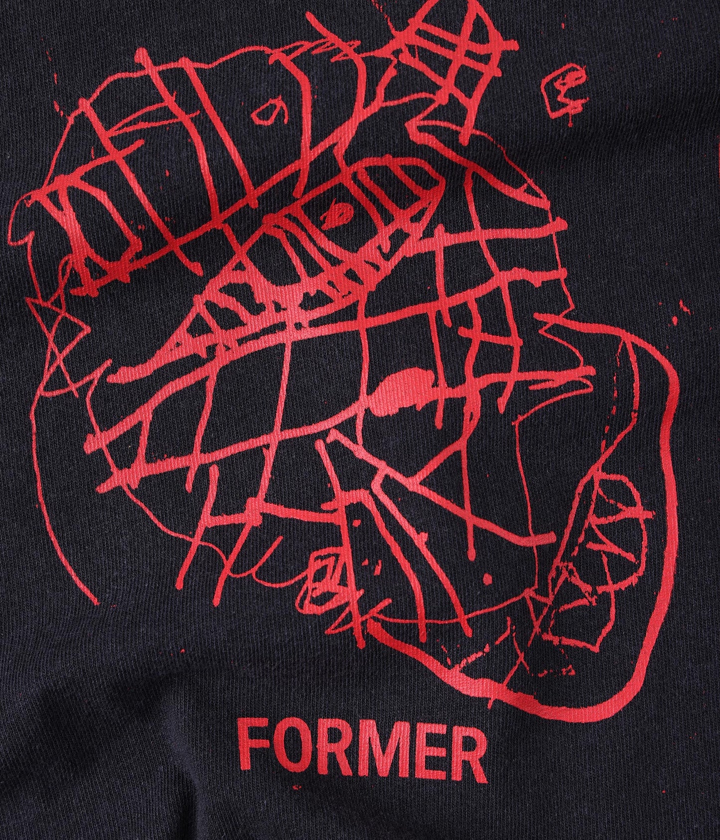 FORMER Kiddo T-shirt in MERCH BLACK - Destroyed By Dane Collection