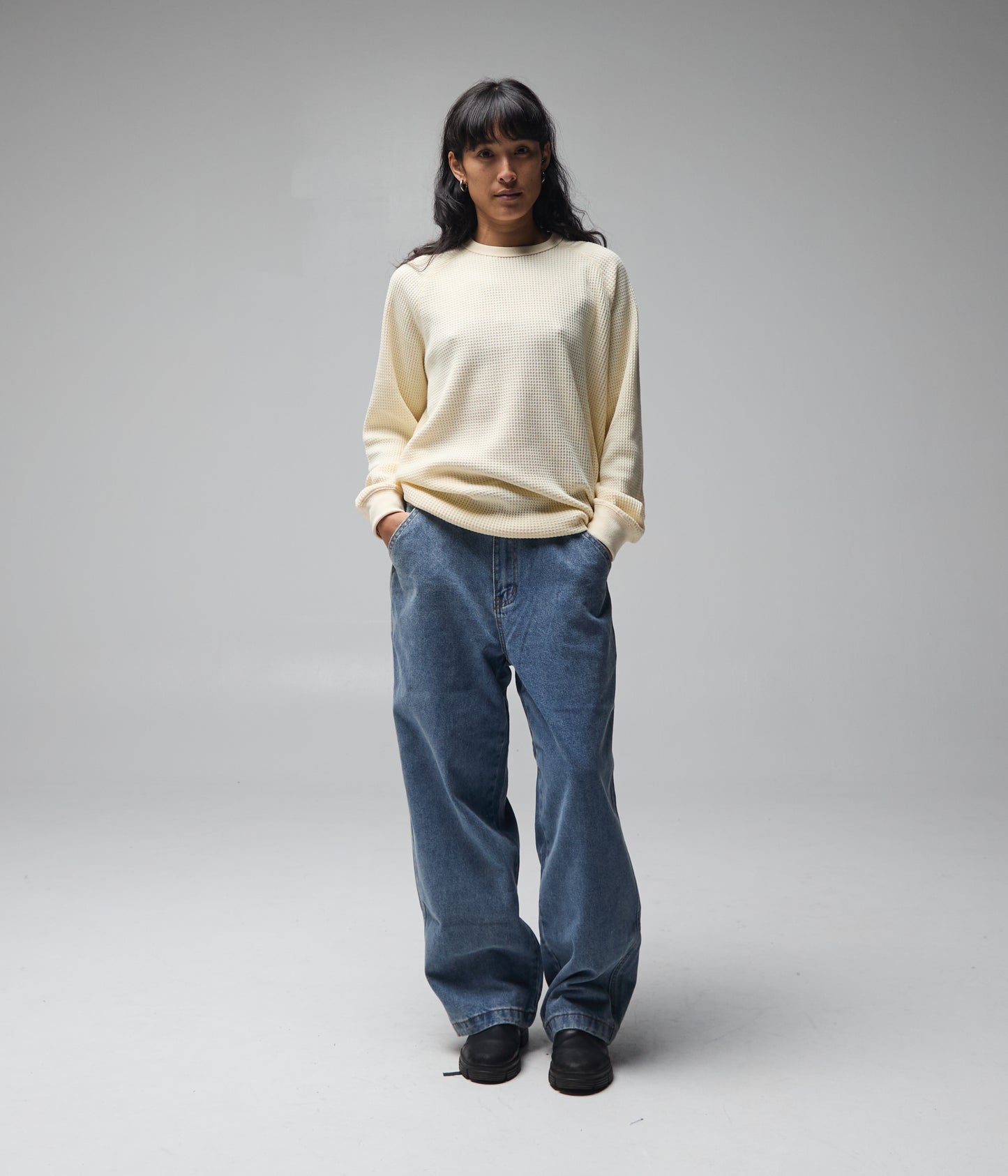 REYNOLDS DENIM PANT // MID BLUE