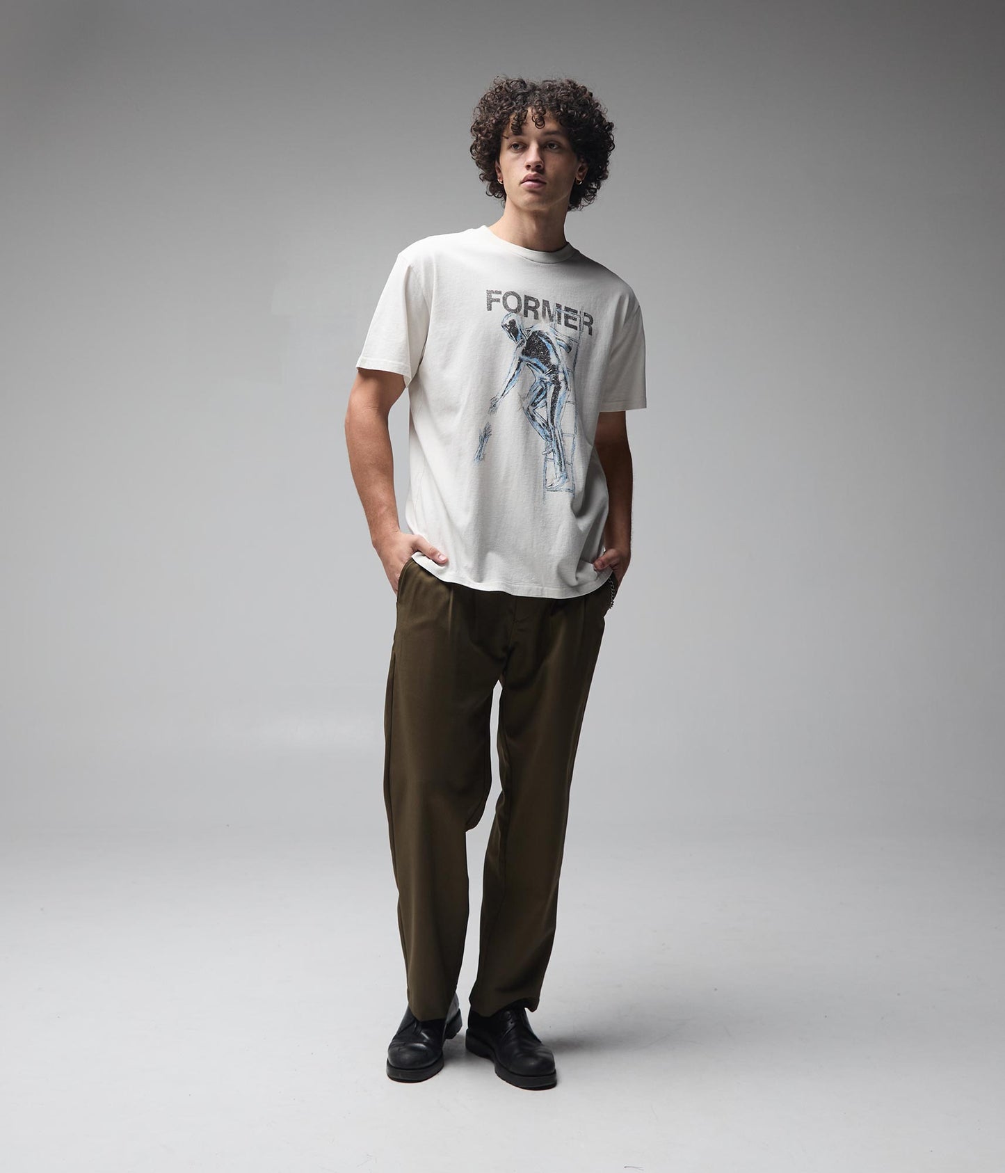 FORMER Grasp T-Shirt in BONE - Pending Approval Collection