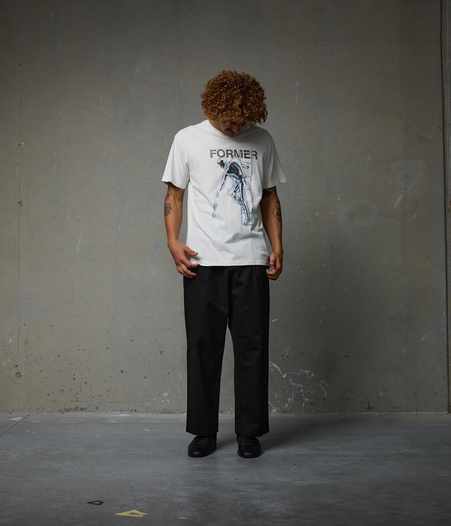 FORMER Grasp T-Shirt in BONE - Pending Approval Collection