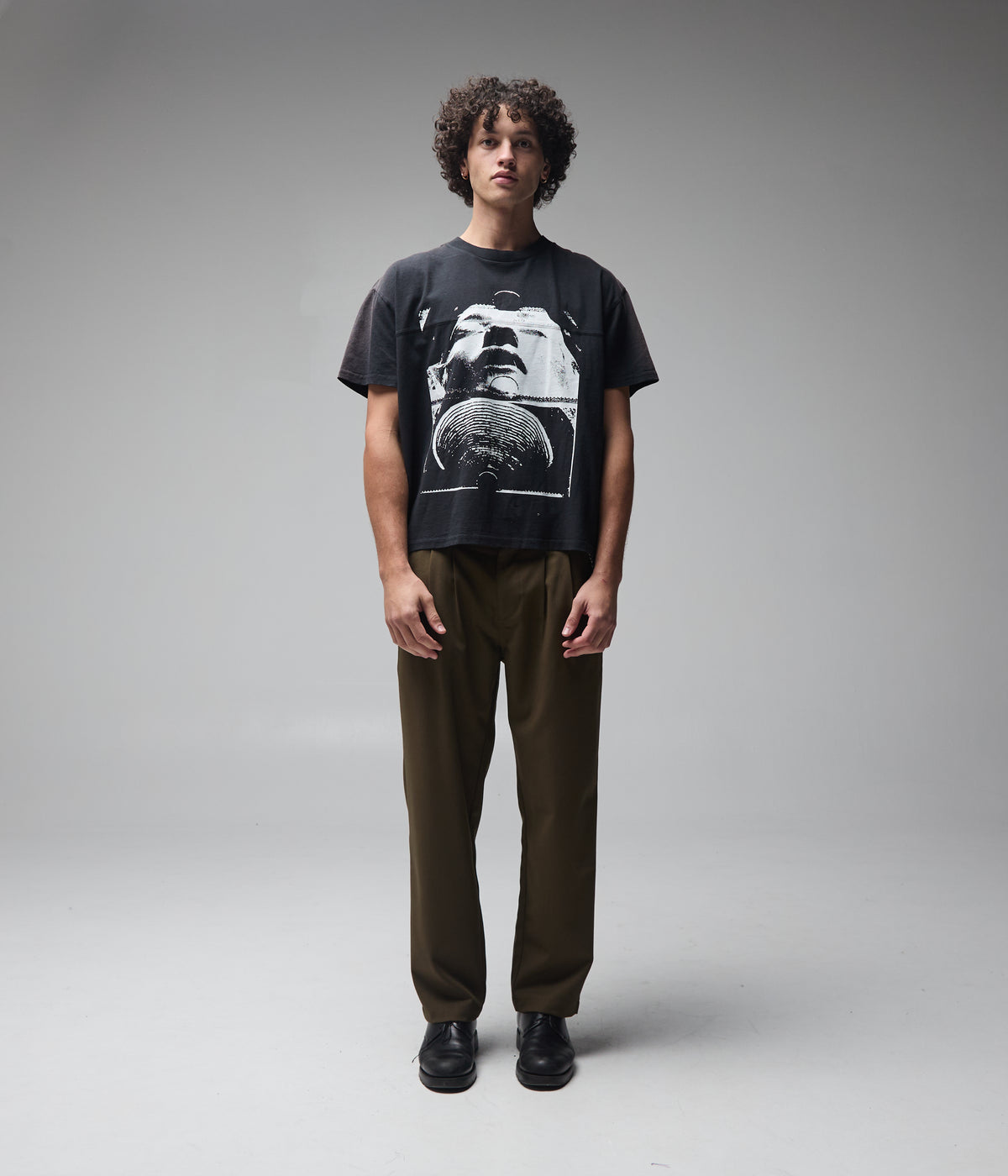 FORMER / LEVITATE BOXY T-SHIRT // FADED BLACK
