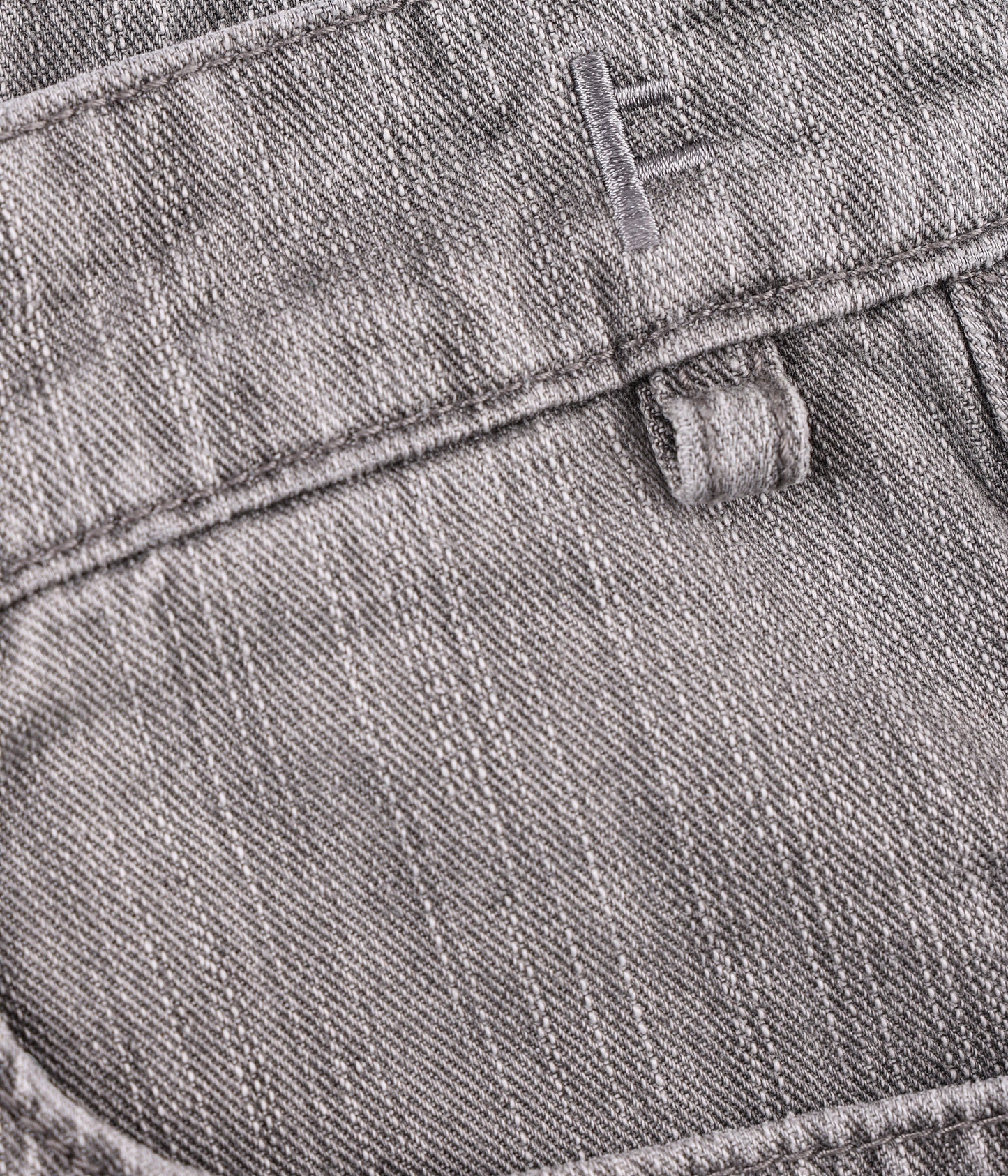 DISTEND SEAM JEAN SHORT // WASHED GREY