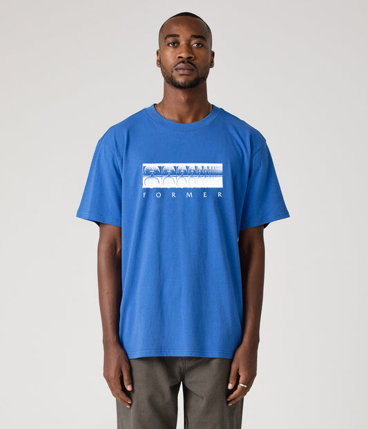 CRUX BLUR T-SHIRT // COBALT