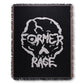 FORMER Skullz Throw Blanket in Black - FORMER x RAGE Collection