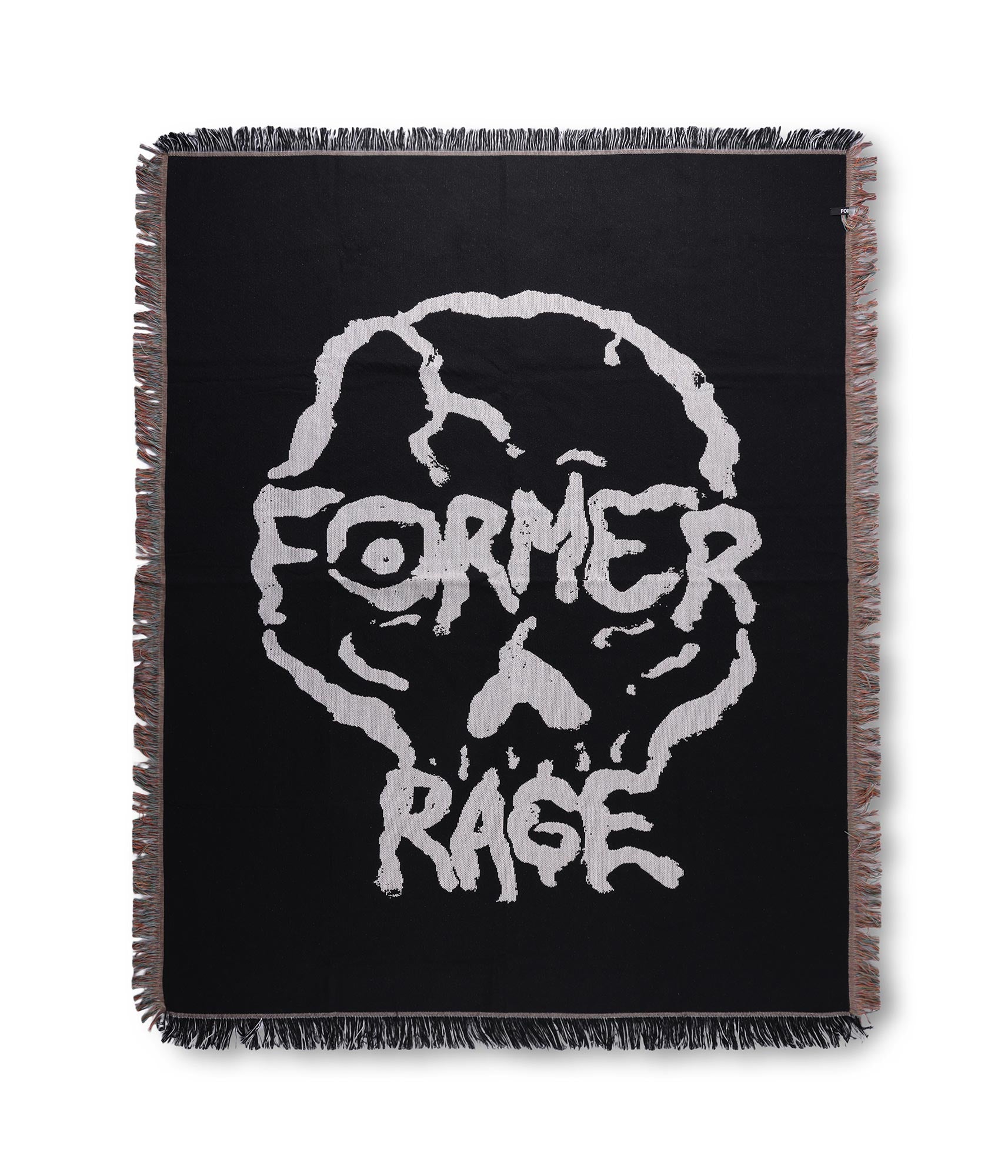 FORMER Skullz Throw Blanket in Black - FORMER x RAGE Collection