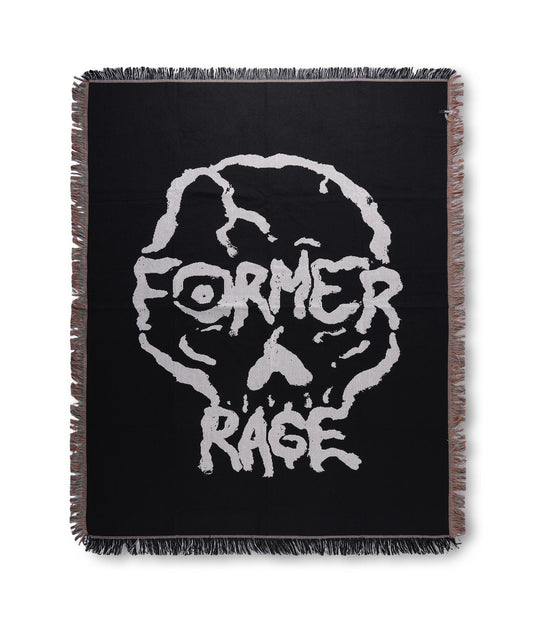 FORMER Skullz Throw Blanket in Black - FORMER x RAGE Collection