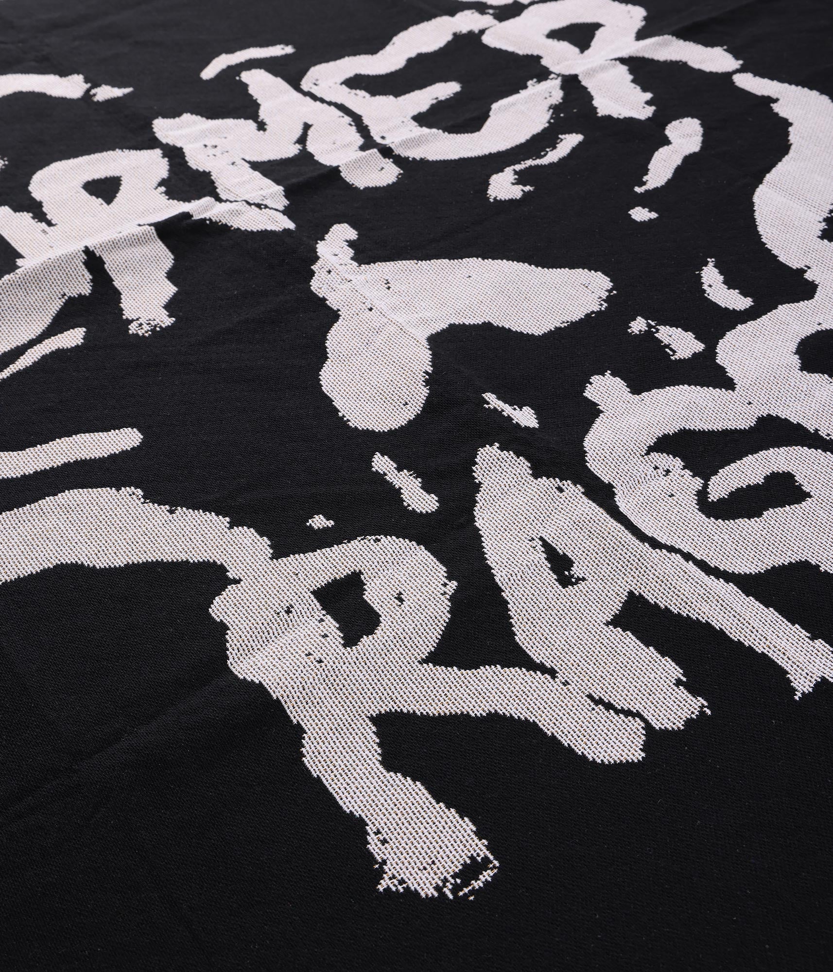 FORMER Skullz Throw Blanket in Black - FORMER x RAGE Collection