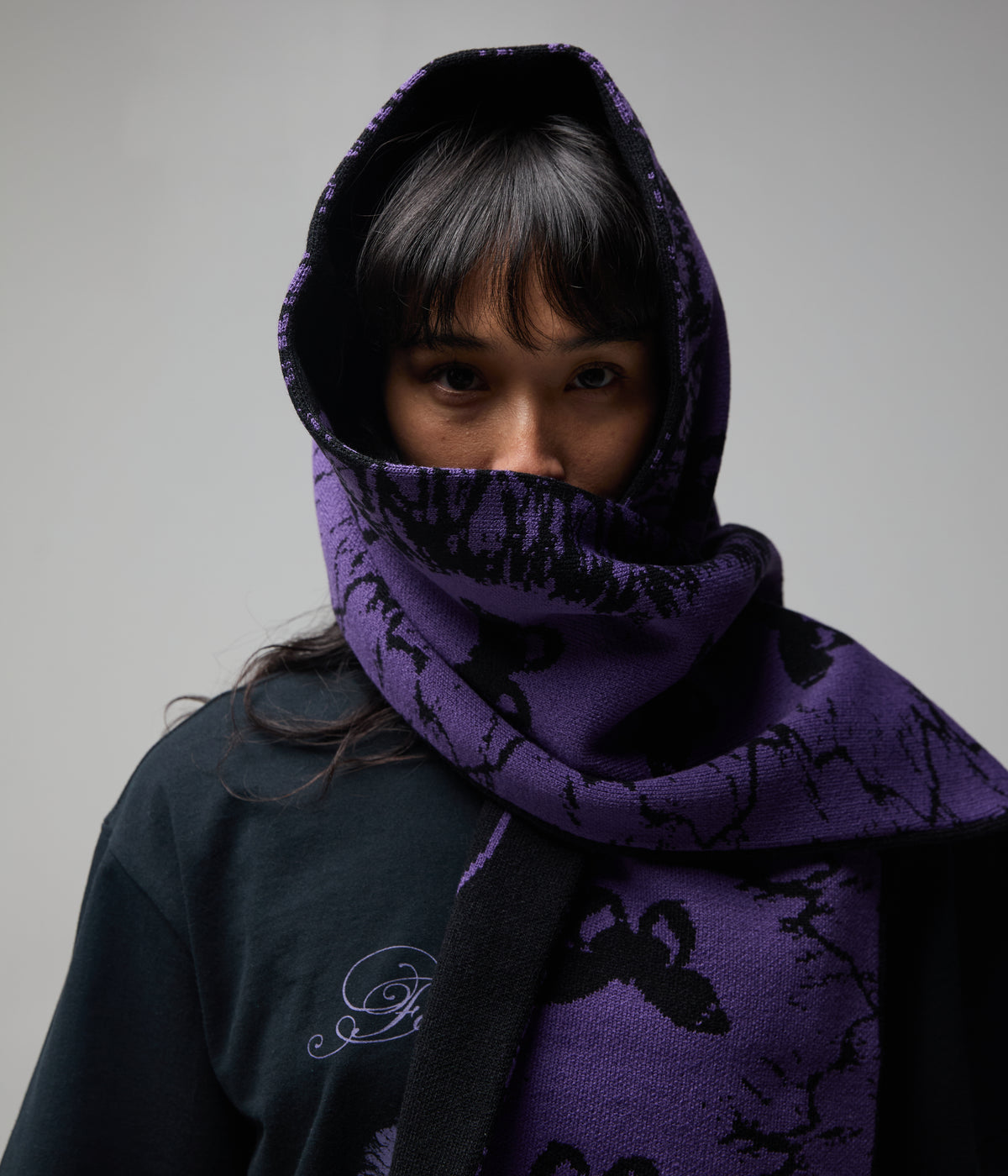 FORMER / ILLUSION SCARF // BLACK