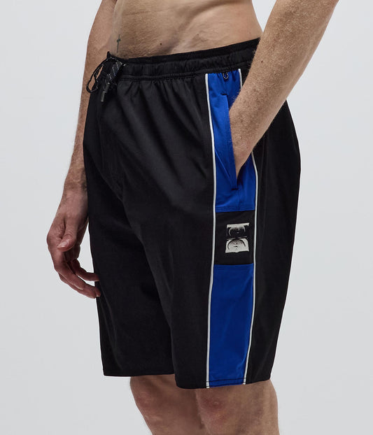 TEAM 20" SWIM TRUNK // BLACK COBALT