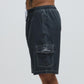 SWANS CARGO 21" SWIM TRUNK // WASHED BLACK