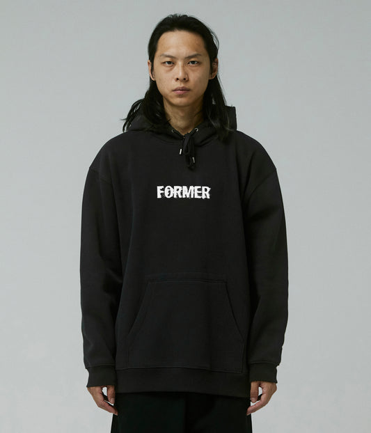 LEGACY LABYRINTH HOOD // BLACK