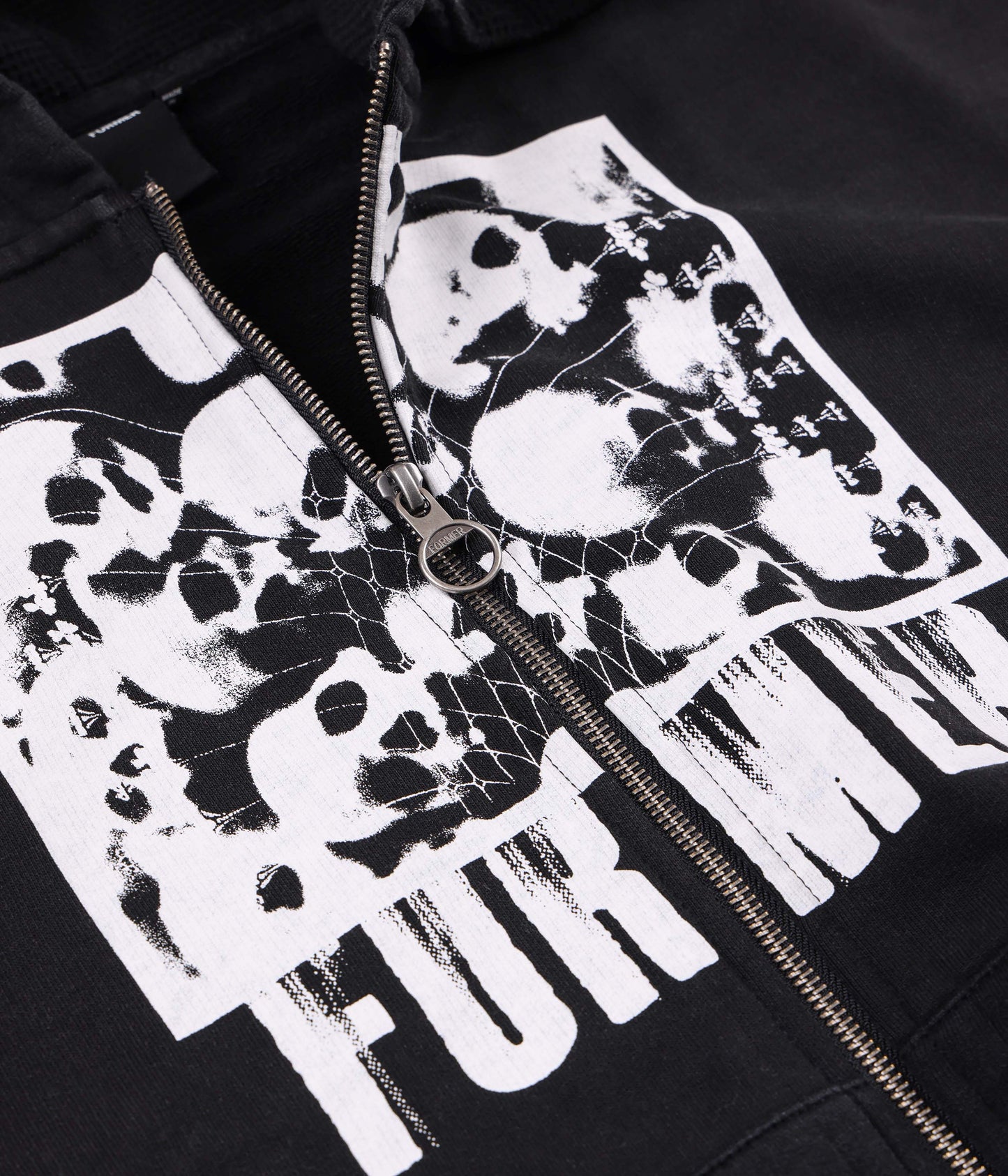 VITAL ZIP HOOD // ACID BLACK