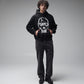 FORMER Skullz Boxy Heavy Hood in Merch Black - FORMER x RAGE Collection