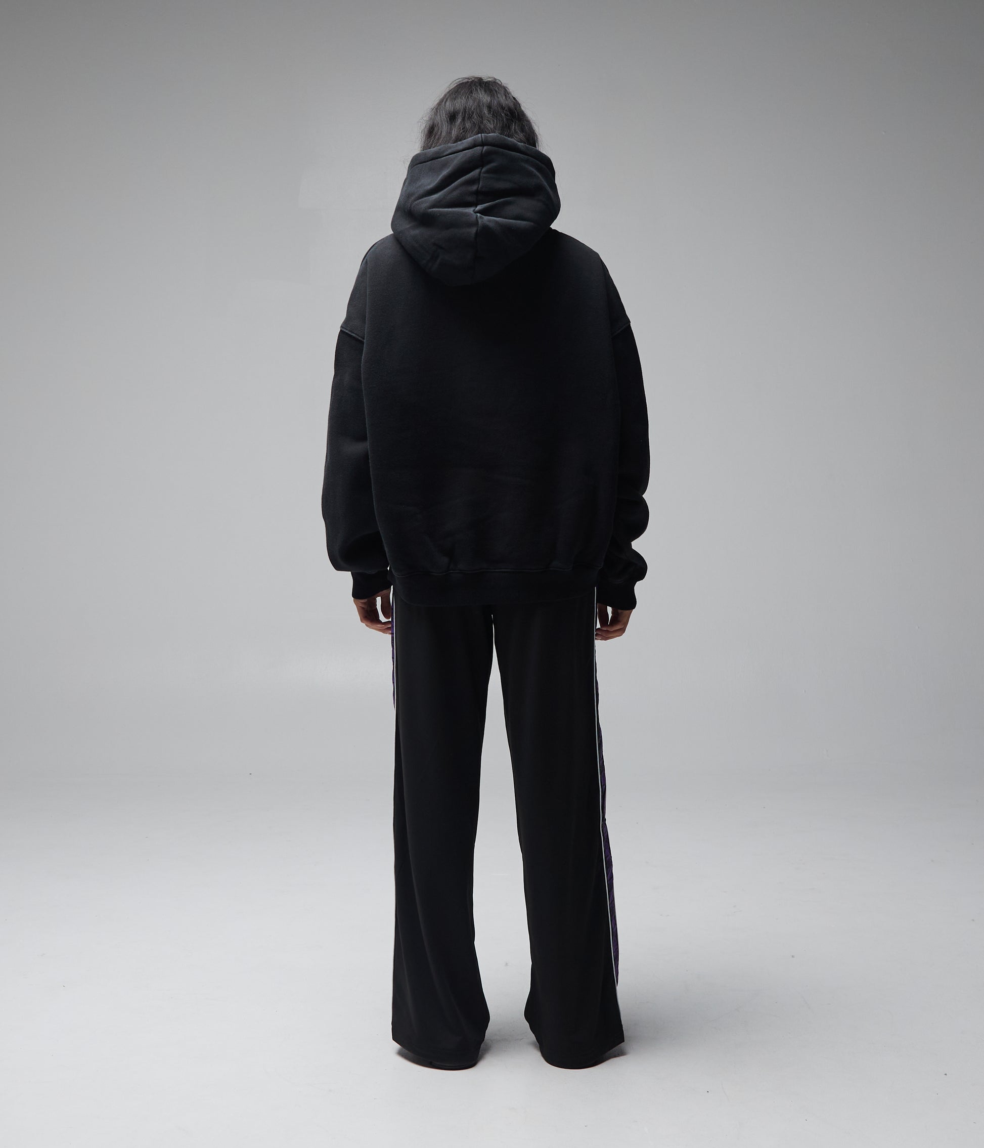 FORMER Skullz Boxy Heavy Hood in Merch Black - FORMER x RAGE Collection