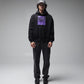 FORMER Corp Boxy Hood in Merch Black - FORMER x RAGE Collection
