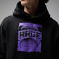 FORMER Corp Boxy Hood in Merch Black - FORMER x RAGE Collection